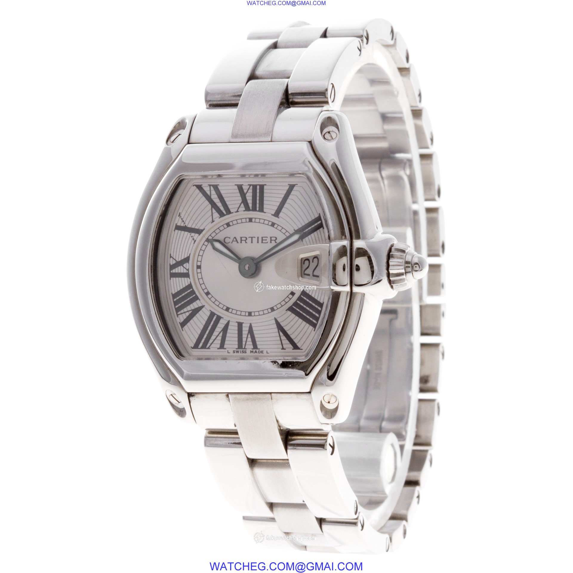 Cartier 2675 Roadster Quartz Female Stainless Steel 3