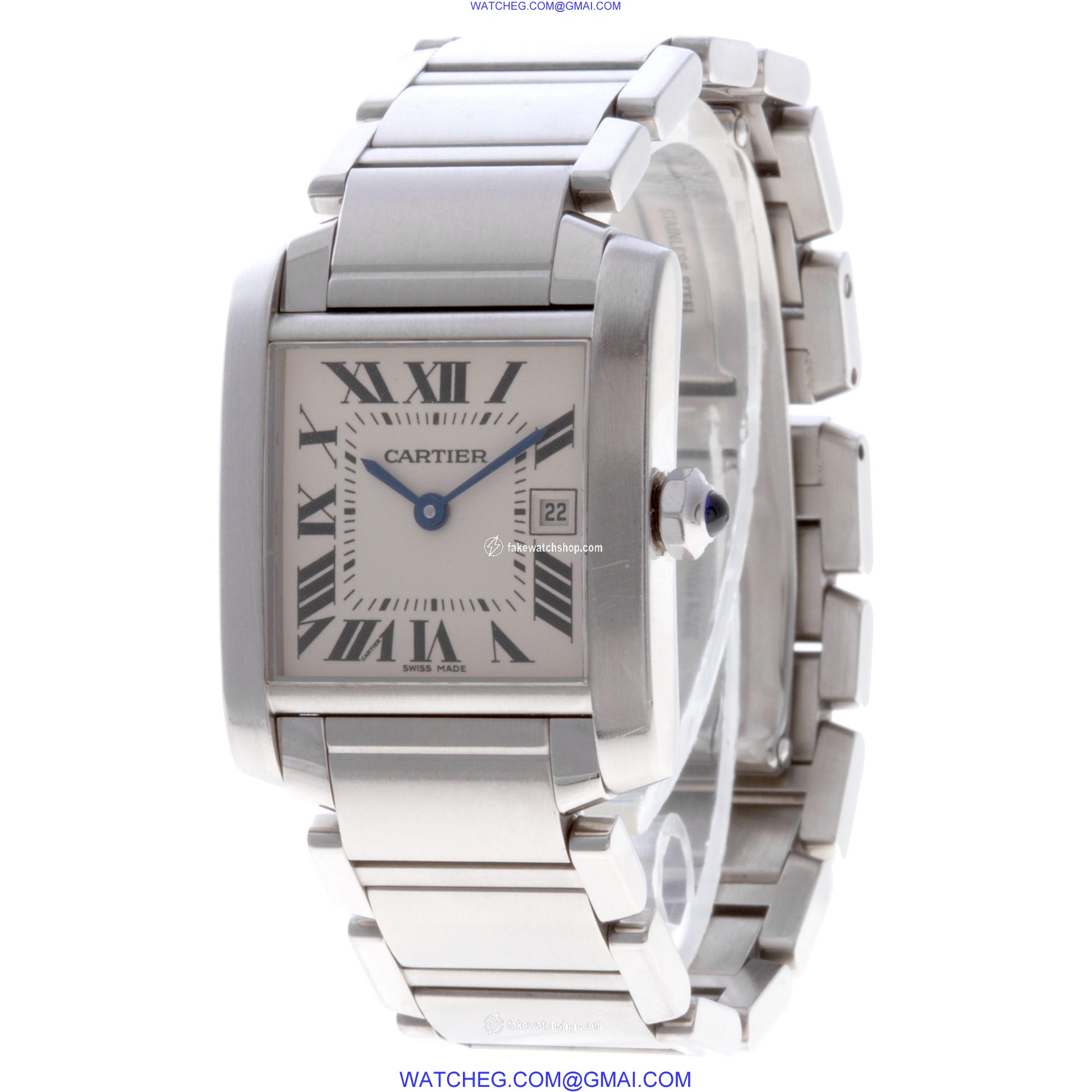 Cartier W51011Q3 Tank Francaise Quartz Female Stainless Steel 3
