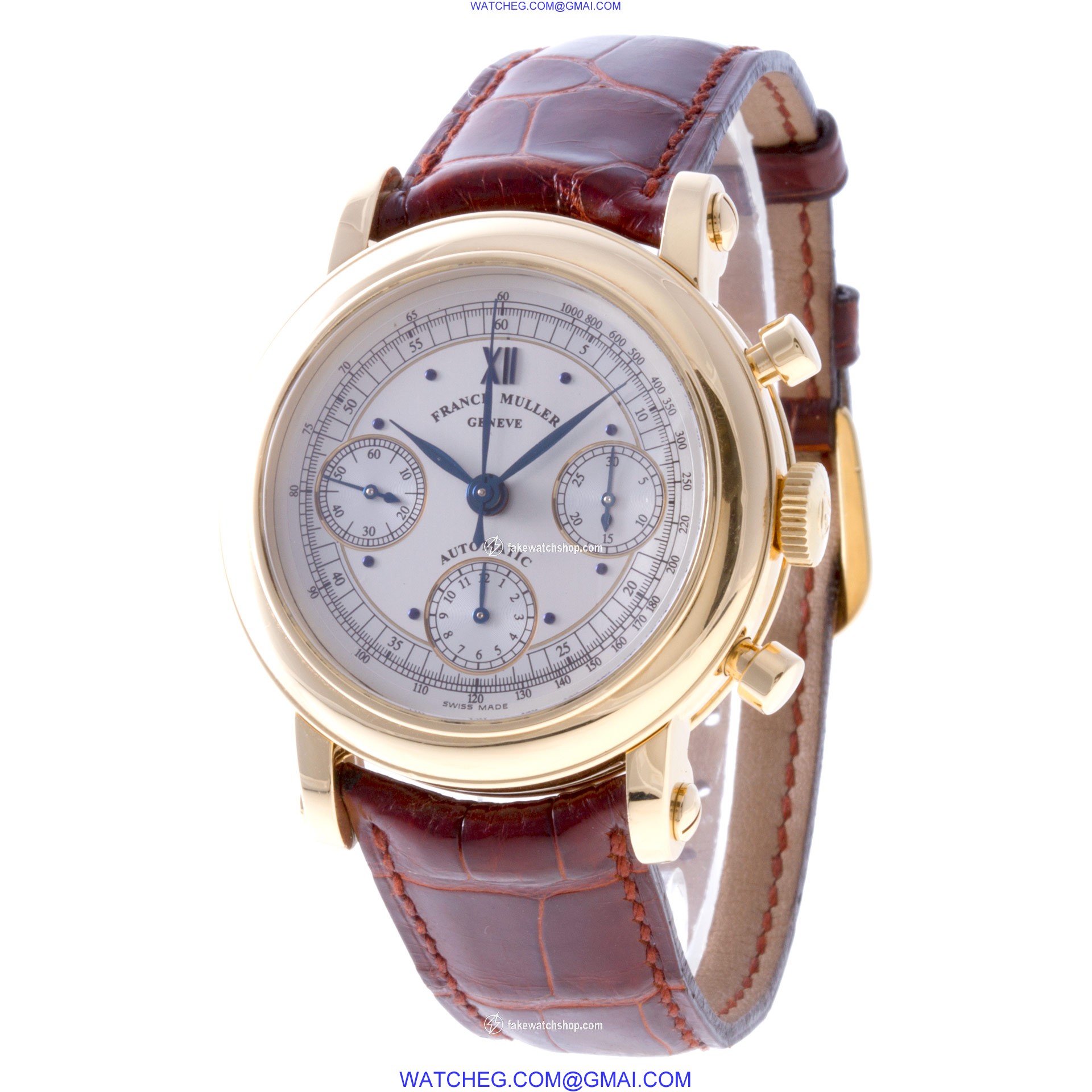 Franck Muller 7000 CC Chronograph Automatic Male 18k Yellow Gold 3