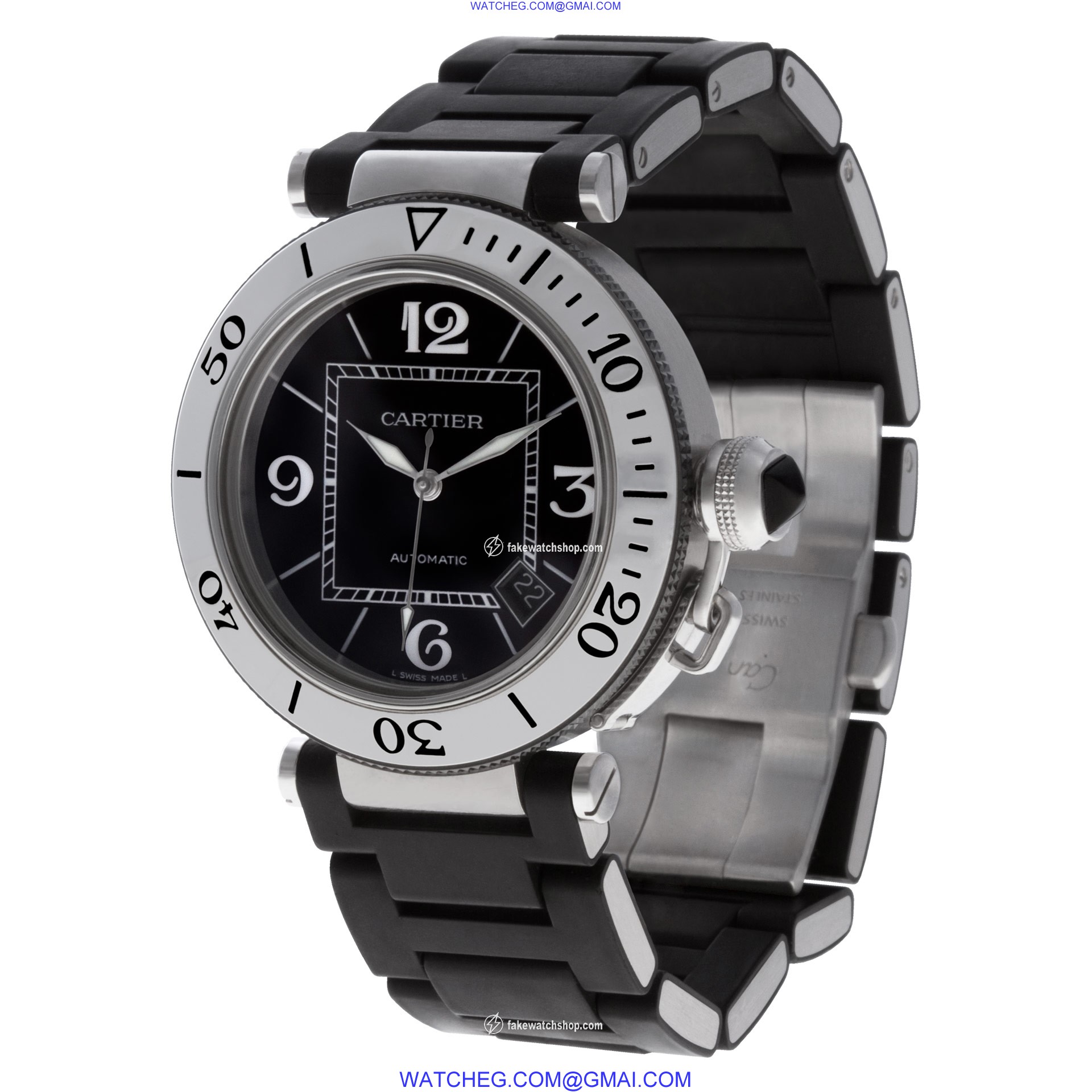 Cartier W31077U2 Pasha Automatic Unisex Stainless Steel 3