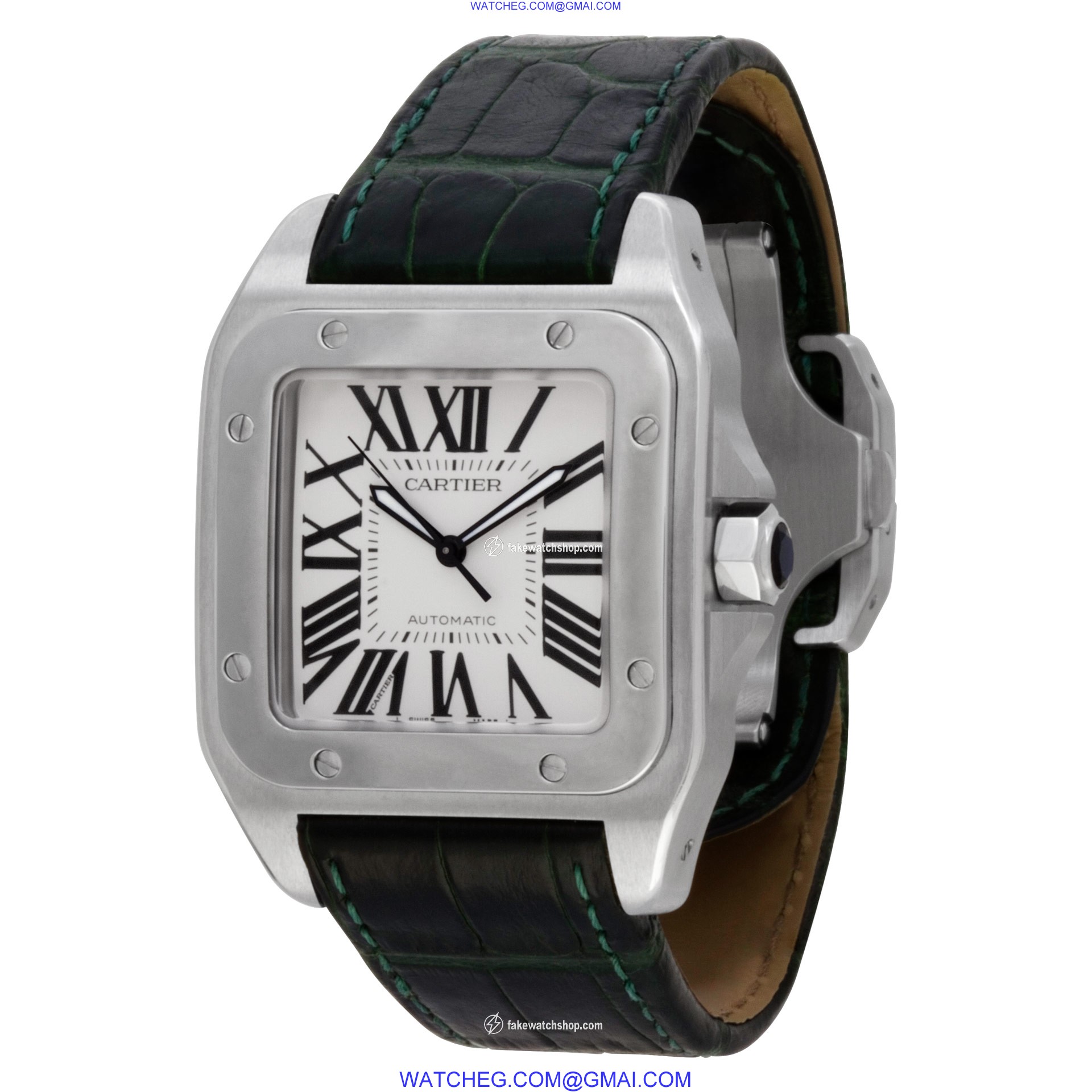 Cartier W20073X8 Santos 100 Automatic Male Stainless Steel 3