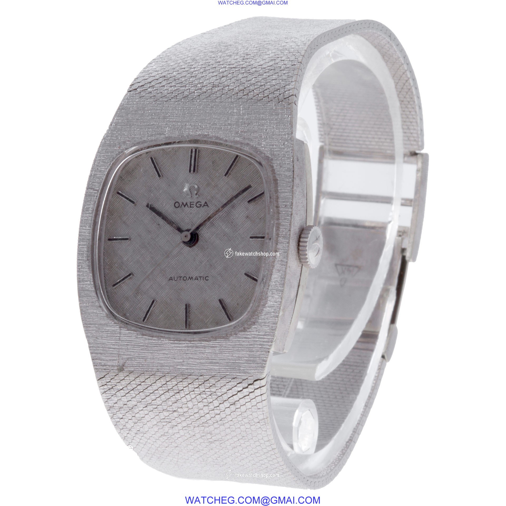Omega w6855 Classic Automatic Male 14k White Gold 3