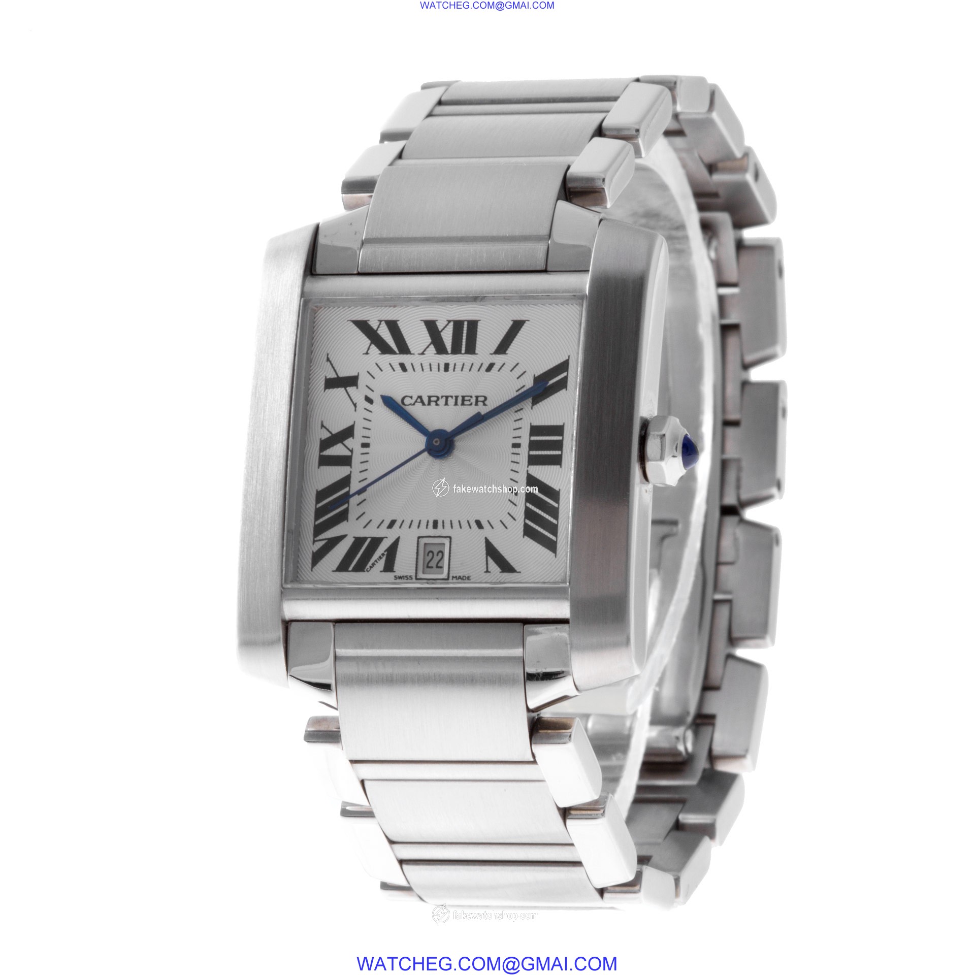 Cartier w51002q3 Tank Francaise Automatic Male Stainless Steel 3