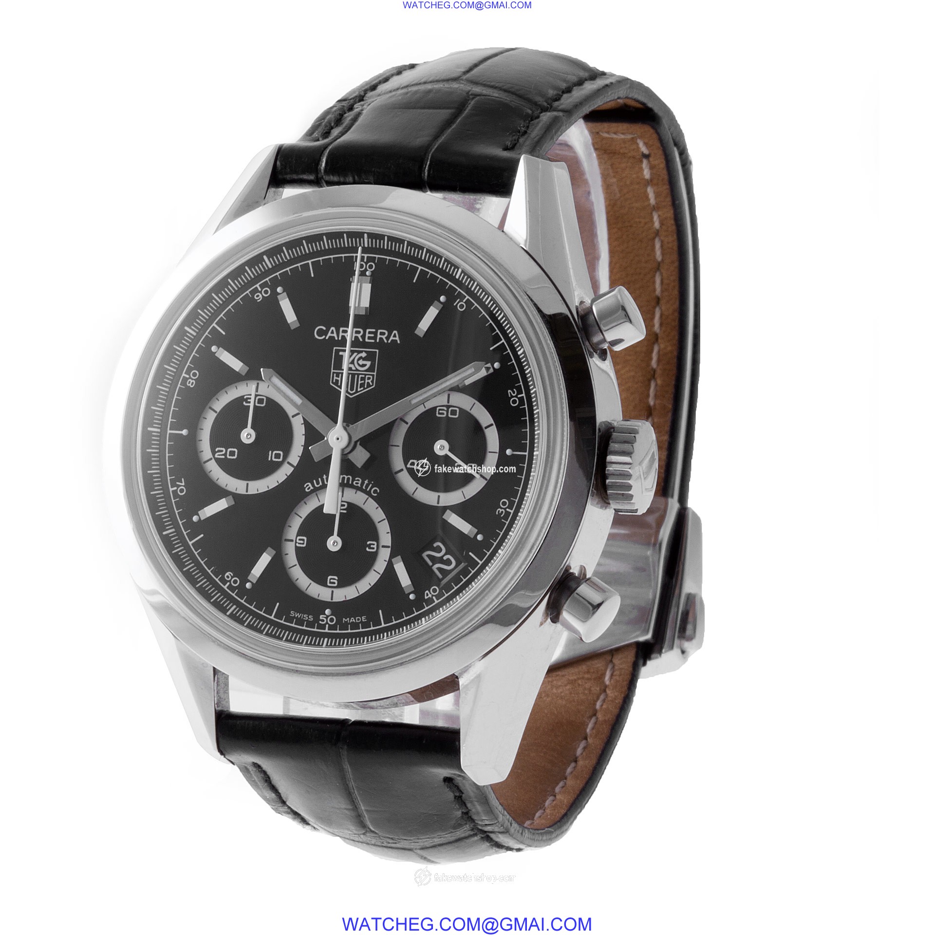 Tag Heuer cv2113-0 Carrera Automatic Male Stainless Steel 3