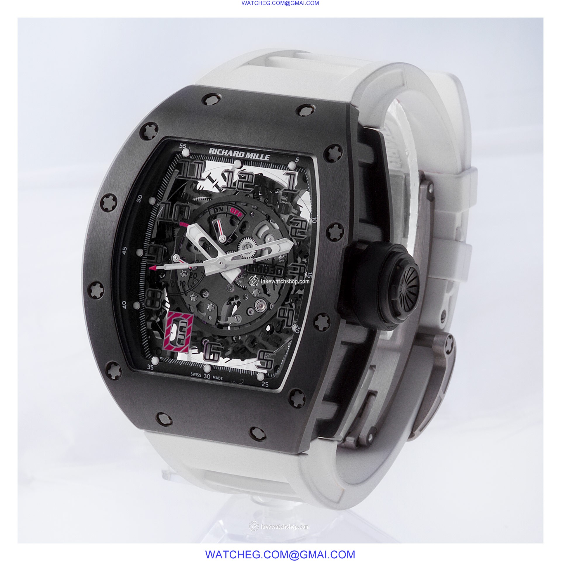 Richard Mille rm030 am ti/294 RM030 Automatic Male Titanium 3
