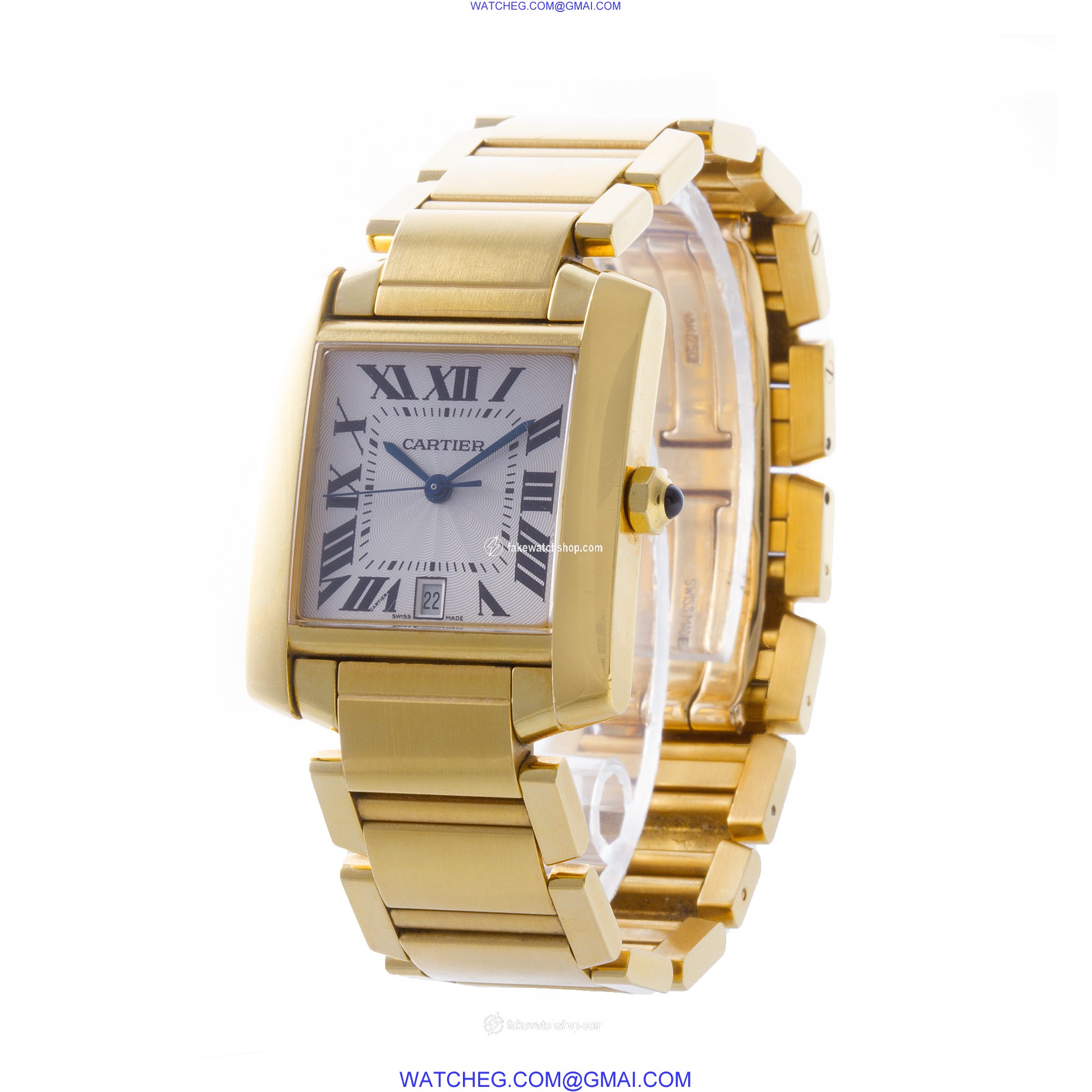 Cartier W5001R2 Tank Francaise Automatic Male 18k yellow gold 3