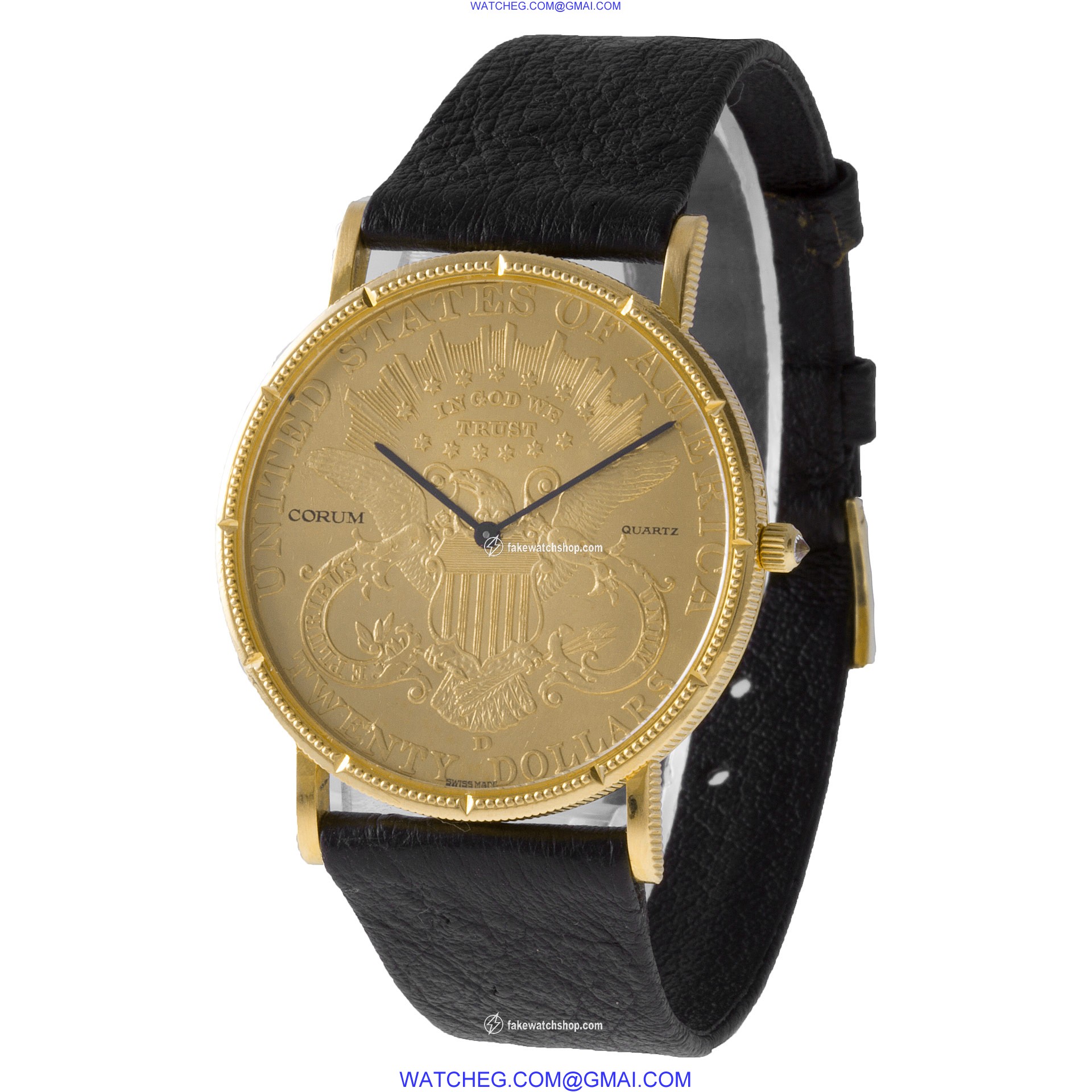 Corum CT32892 $20 Coin Quartz Male 18k Yellow Gold 3
