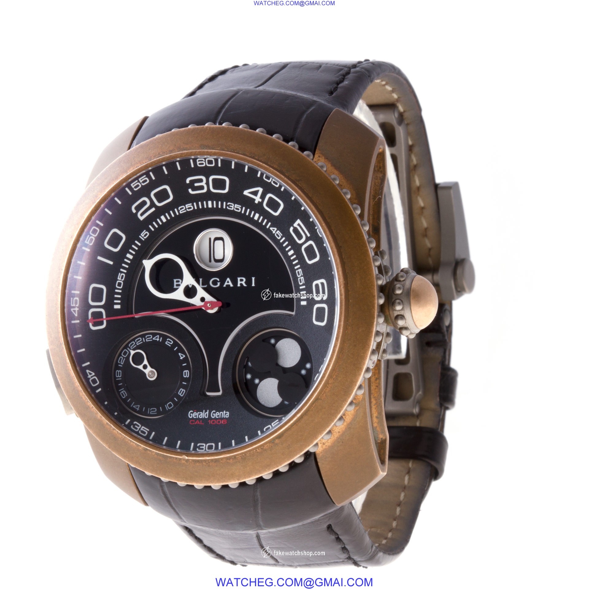 Bvlgari GSH.Y.98 MPGMT Gefica Automatic Male Bronze & Titanium 3