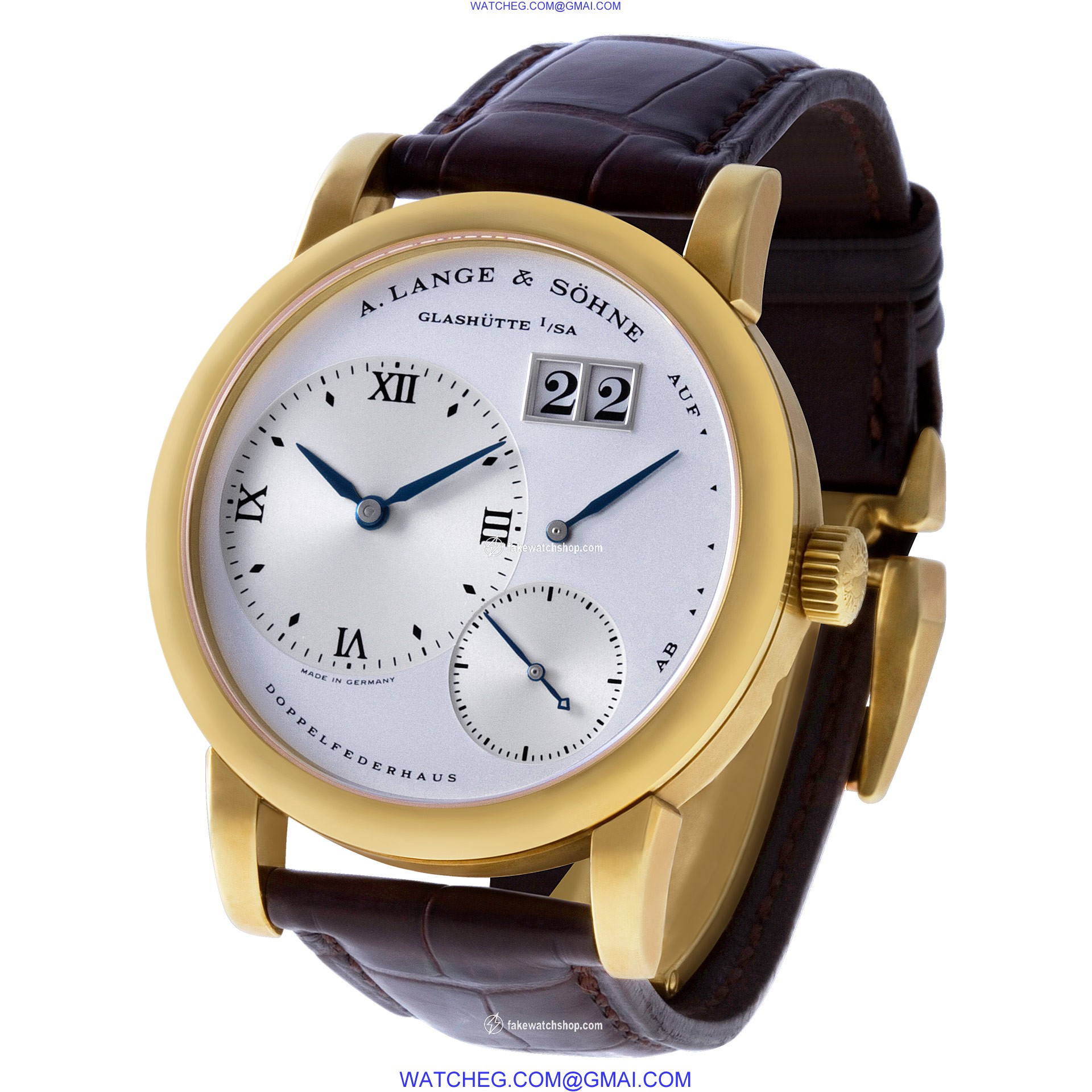 A. Lange & Sohne 101.022 Lange 1 Manual Male 18k Yellow Gold 3