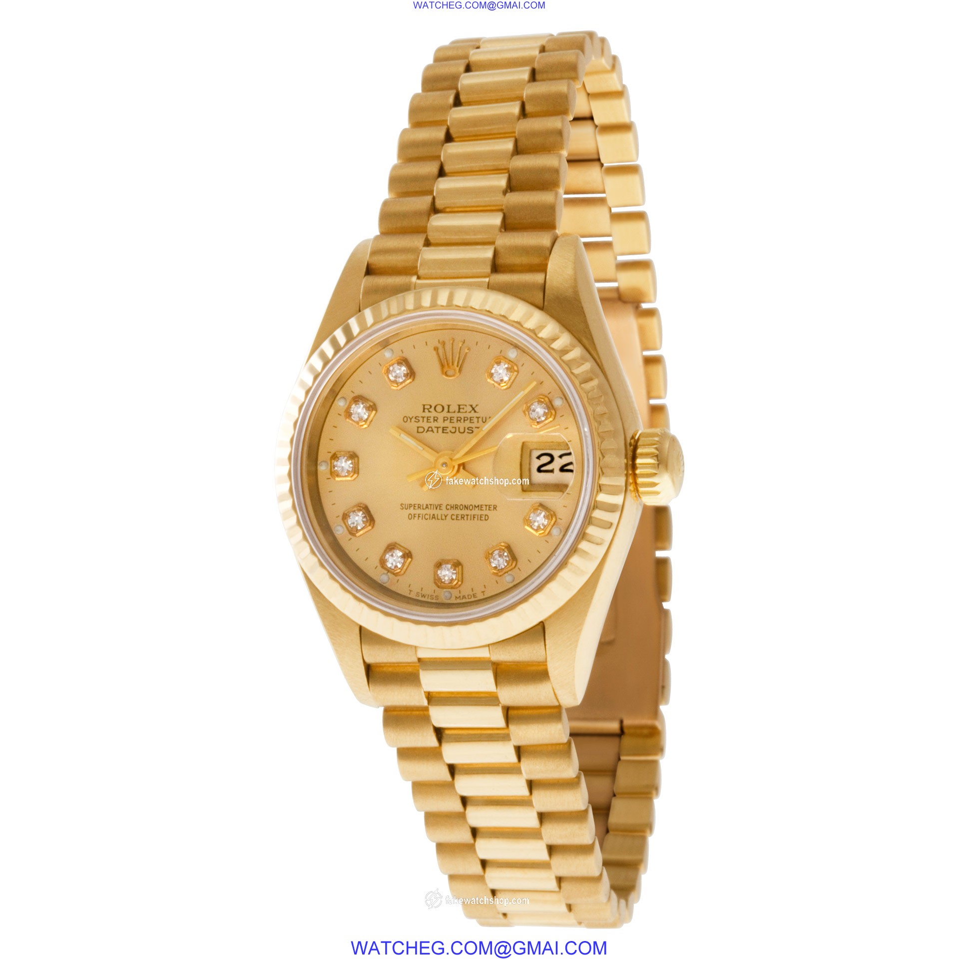 Rolex 69178 Datejust Automatic Female 18k yellow gold 3