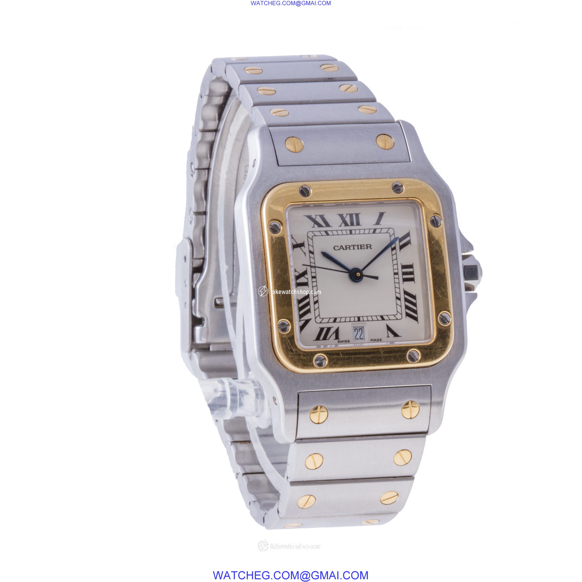 Cartier 1566 Santos Quartz Unisex Stainless Steel 3