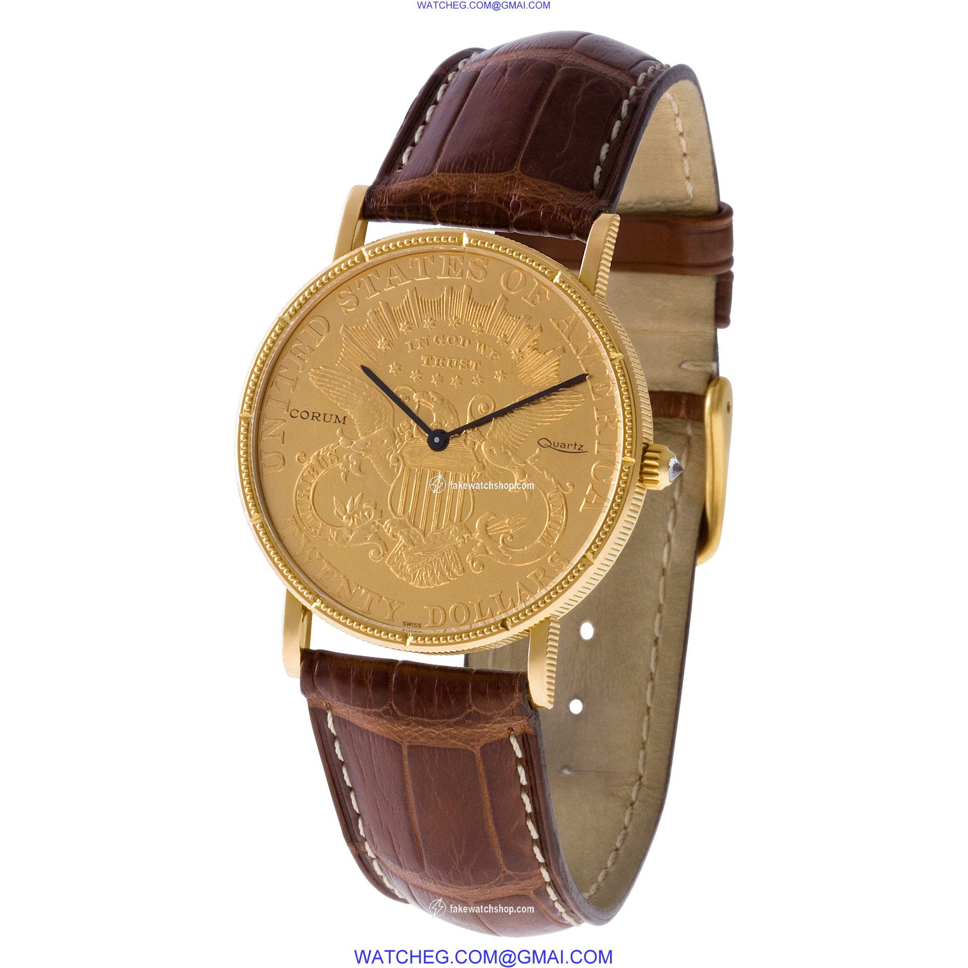 Corum CT32892 $20 Coin Quartz Male 18k yellow gold 3