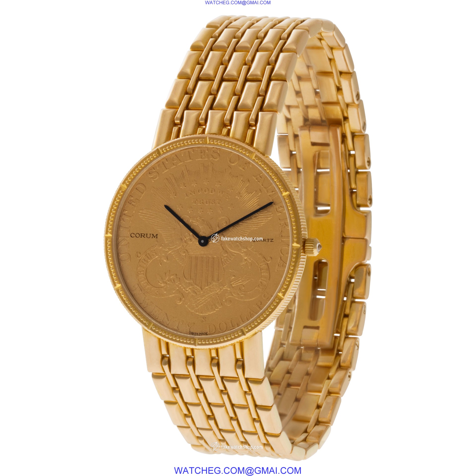 Corum 62022.955501 $20 Coin Quartz Unisex 18k yellow gold 3