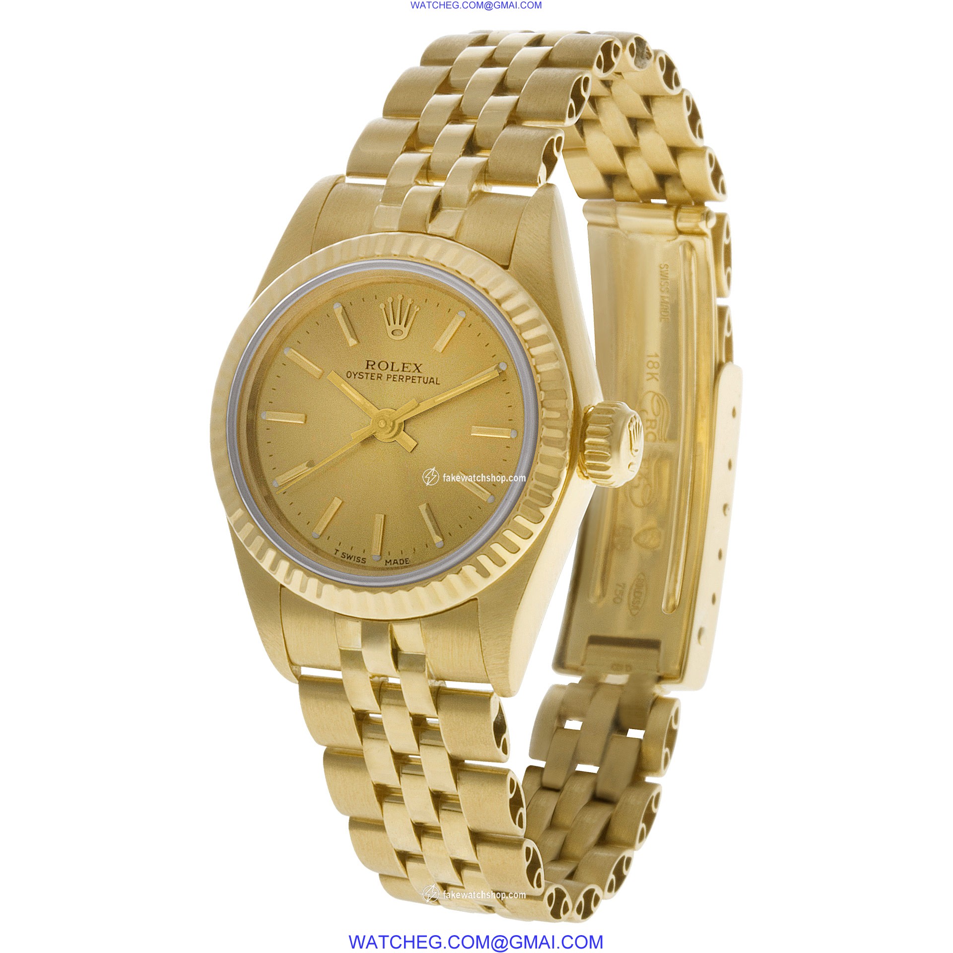Rolex 67198 Oyster Perpetual Automatic Female 18k yellow gold 3