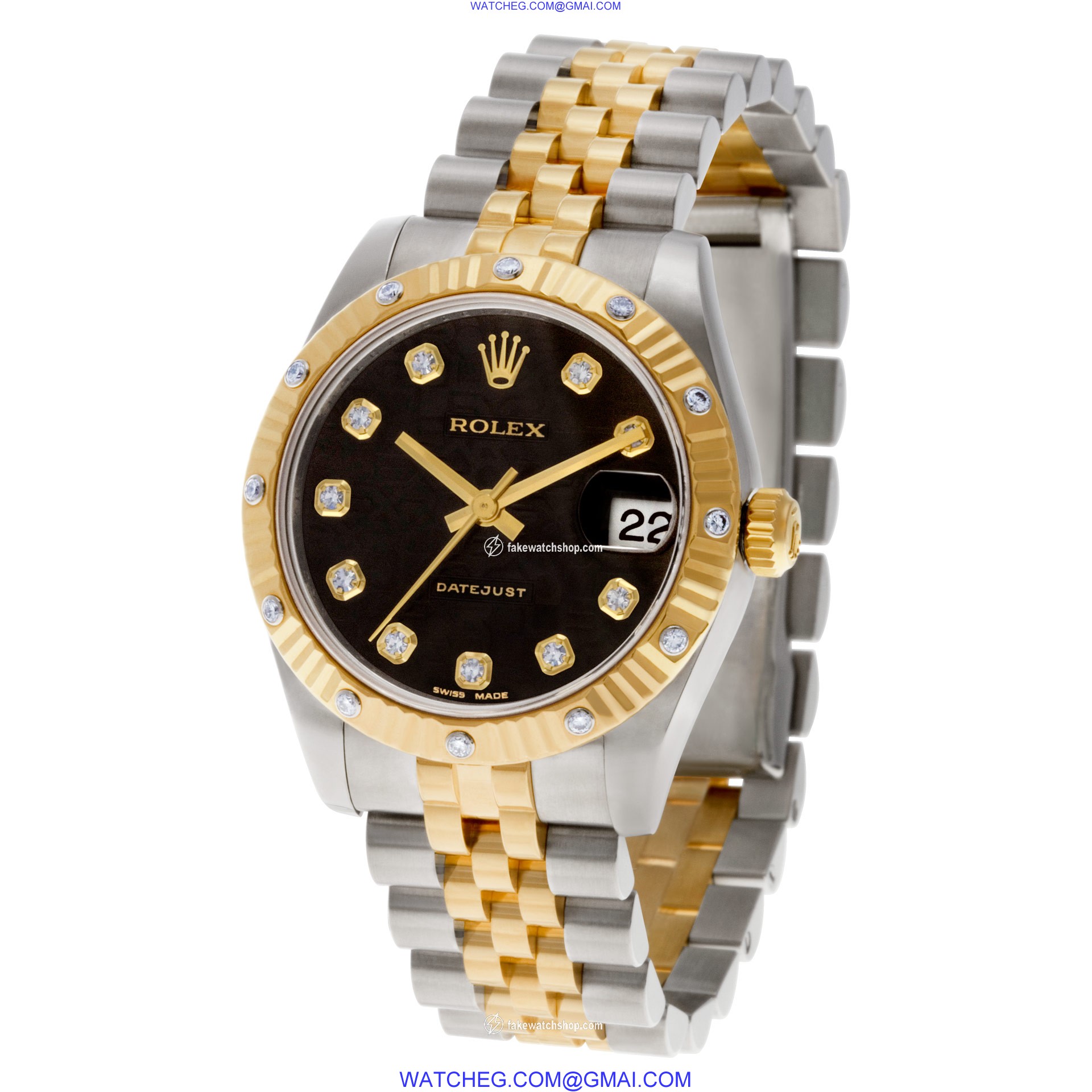 Rolex 178313 Datejust Automatic Female 18k Yellow Gold 3