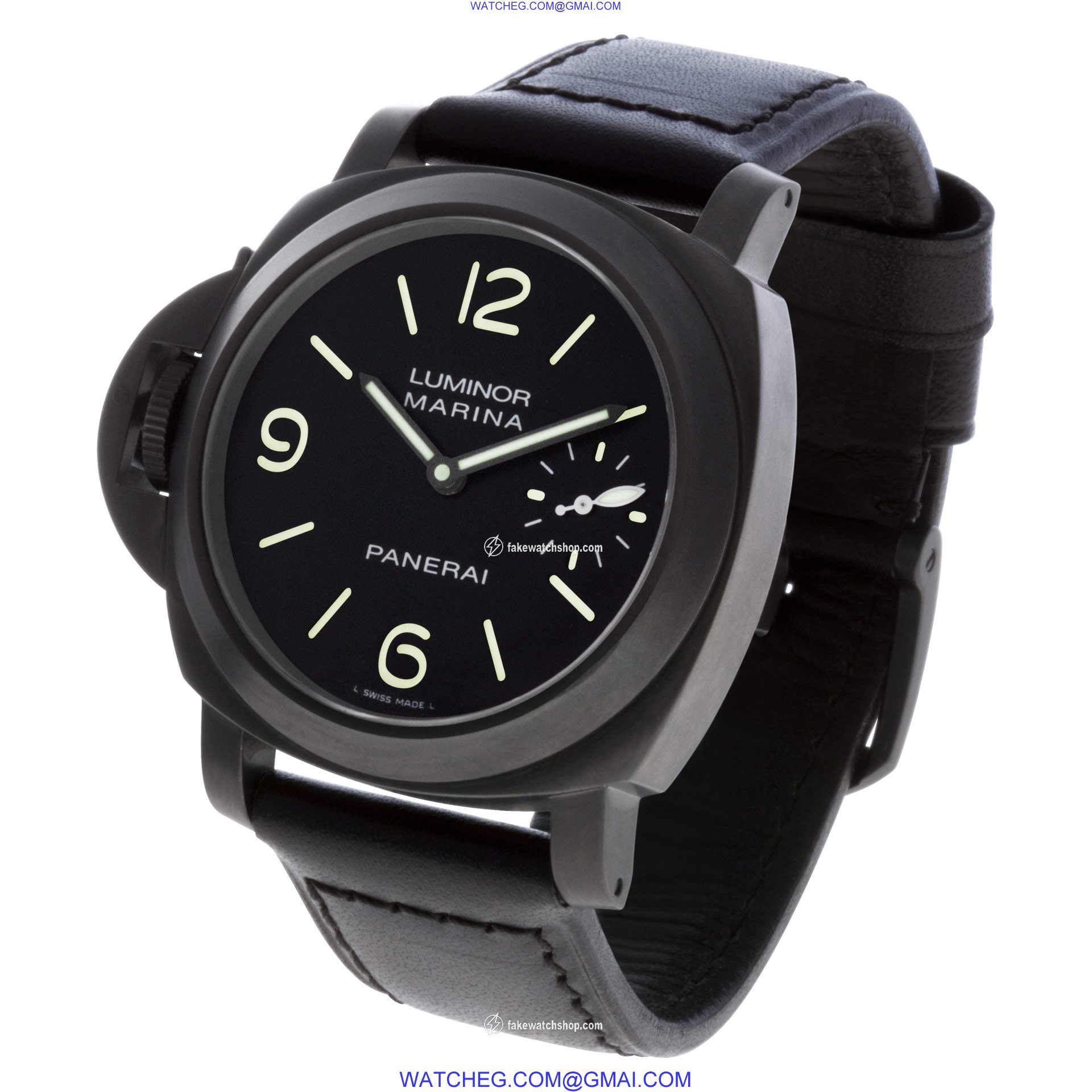 Panerai PAM00026 Luminor Marina Manual Male PVD 3