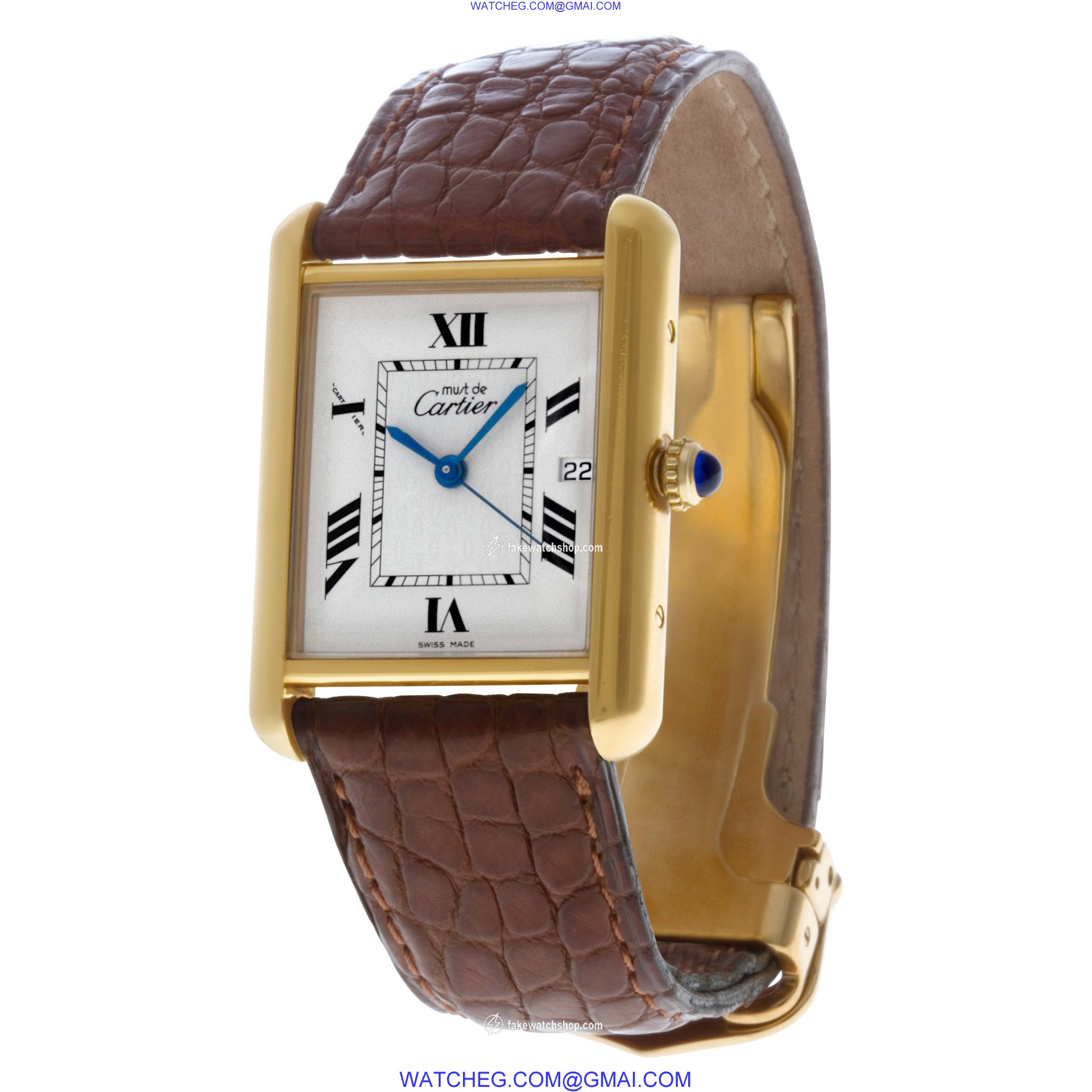 Cartier 2413 Tank Quartz Female plaque 3