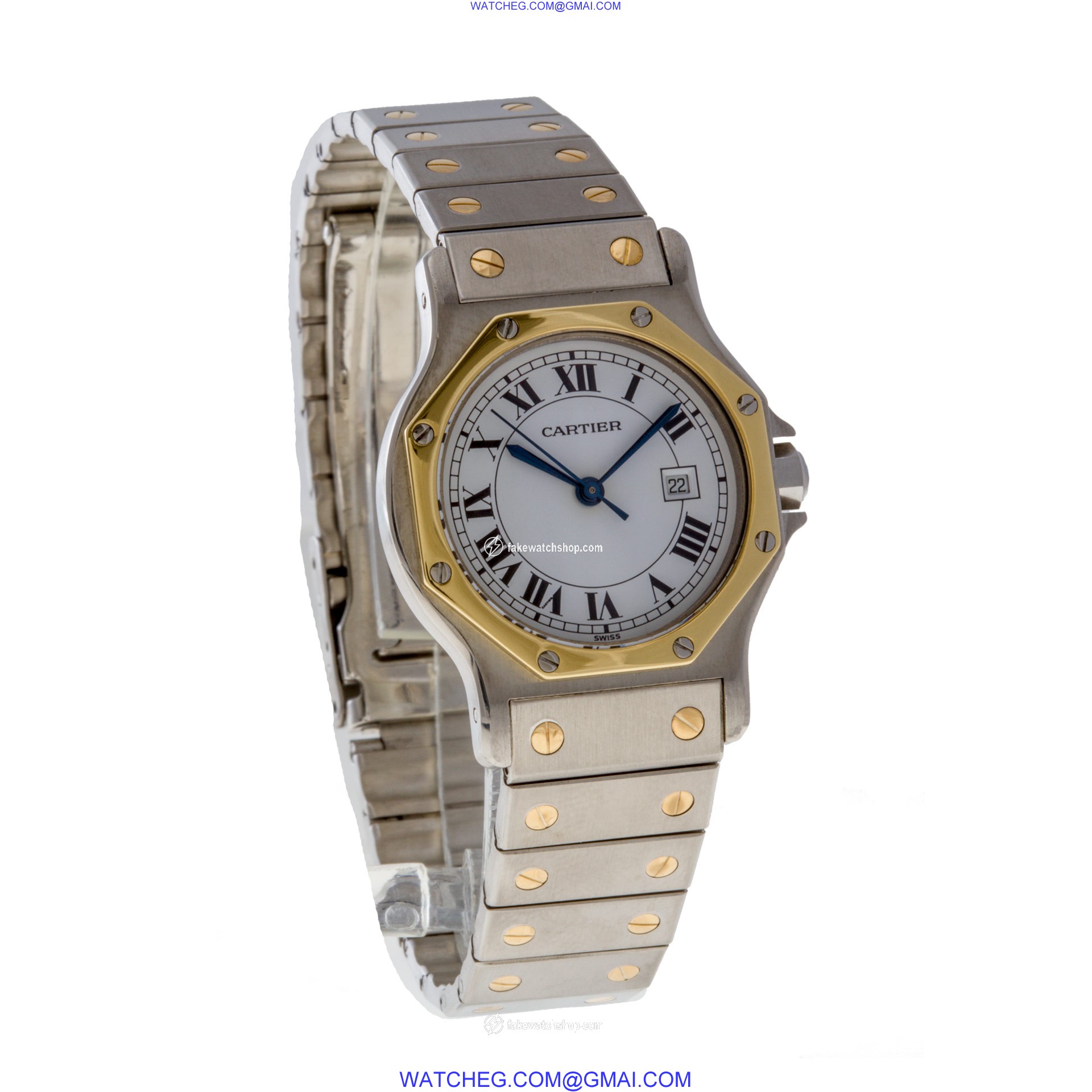 Cartier Cartier 1046 Santos Automatic Male 18k gold & Stainless Steel 3
