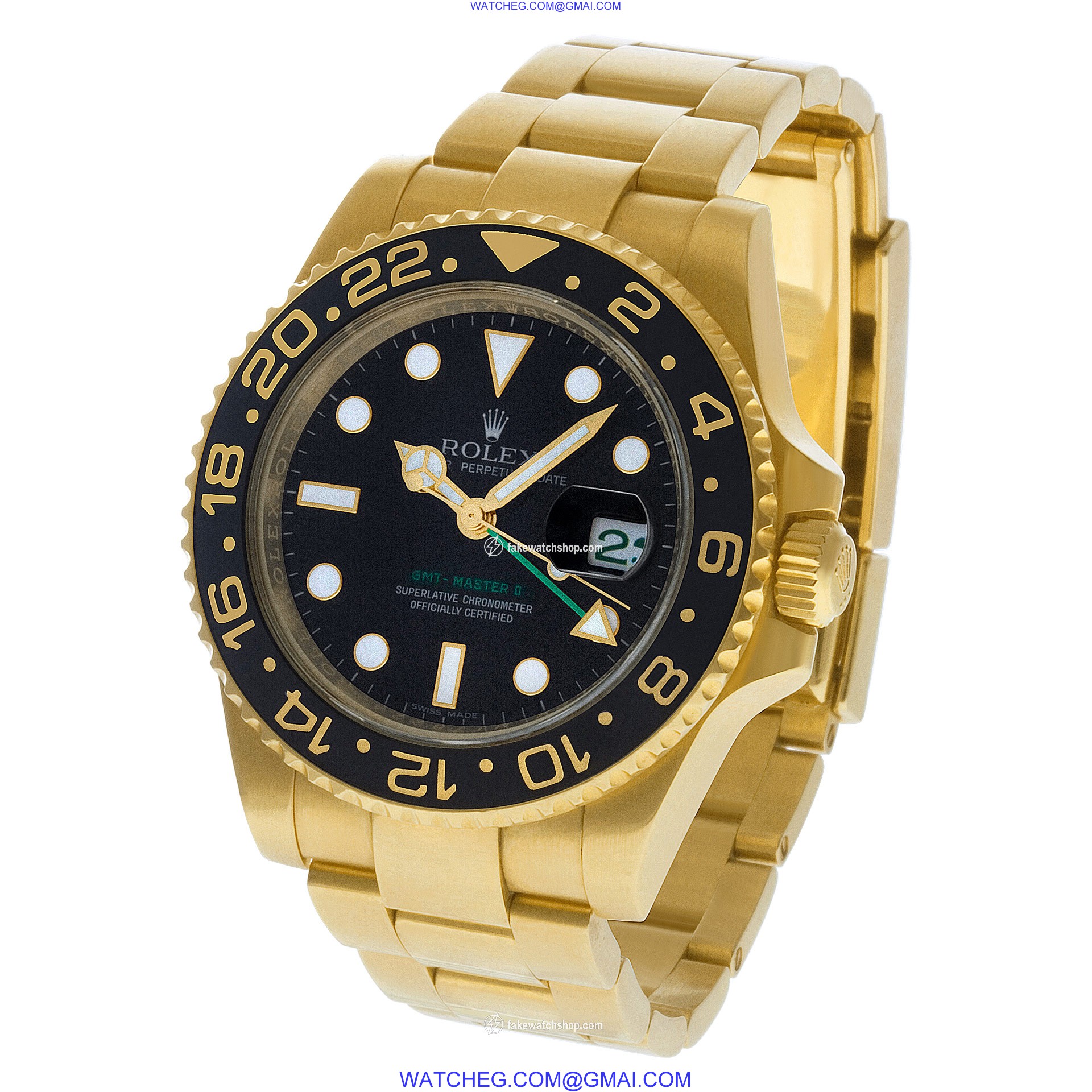 Rolex 116718 GMT-Master Automatic Male 18k yellow gold 3
