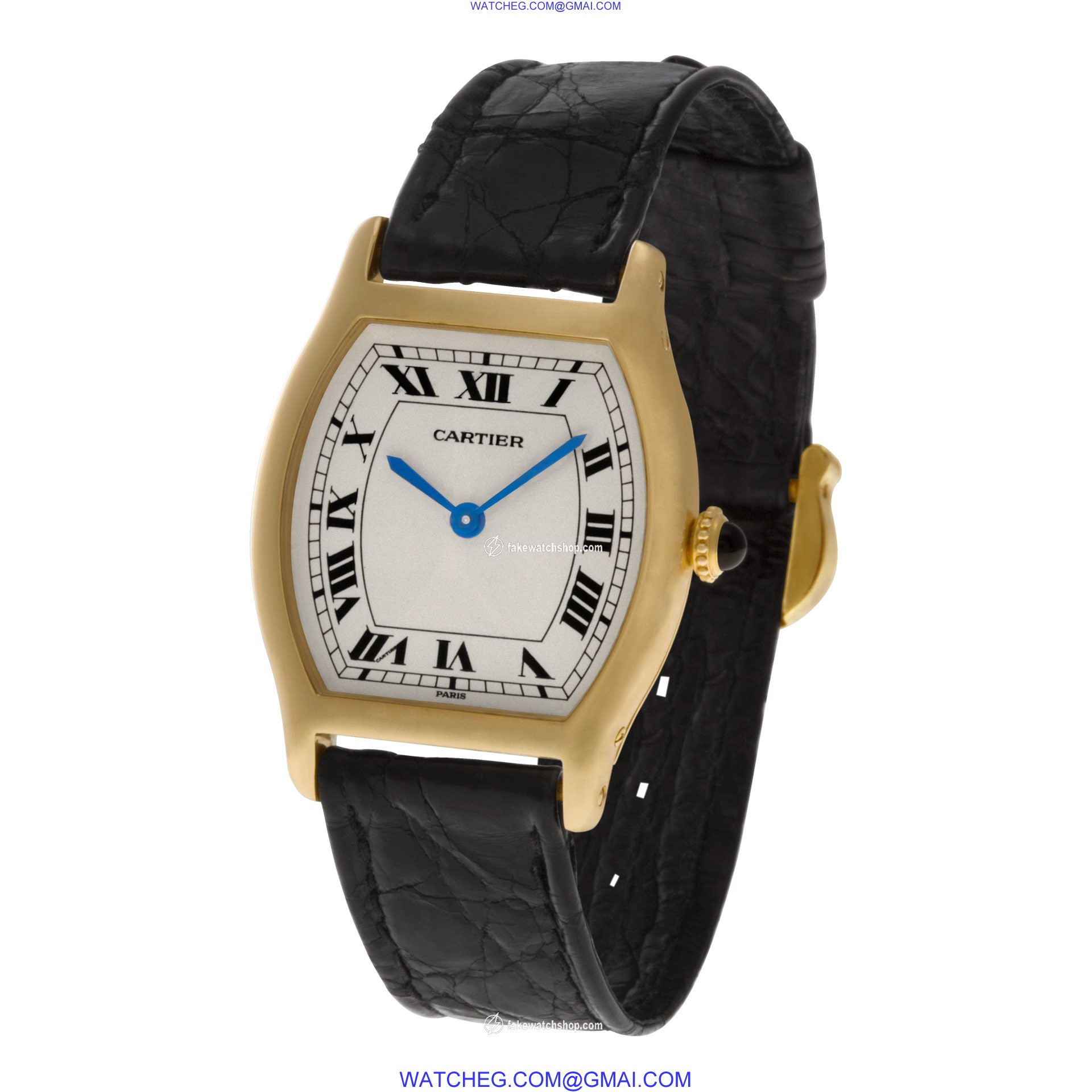 Cartier n/a Tonneau Manual Female 18k yellow gold 3