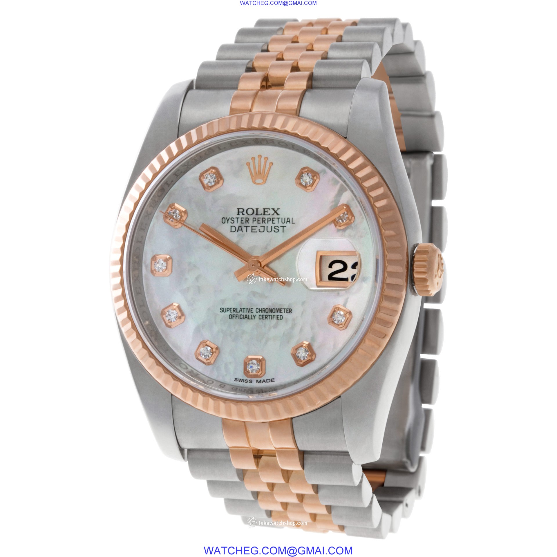 Rolex 116231mbj Datejust Automatic Female Stainless Steel 3