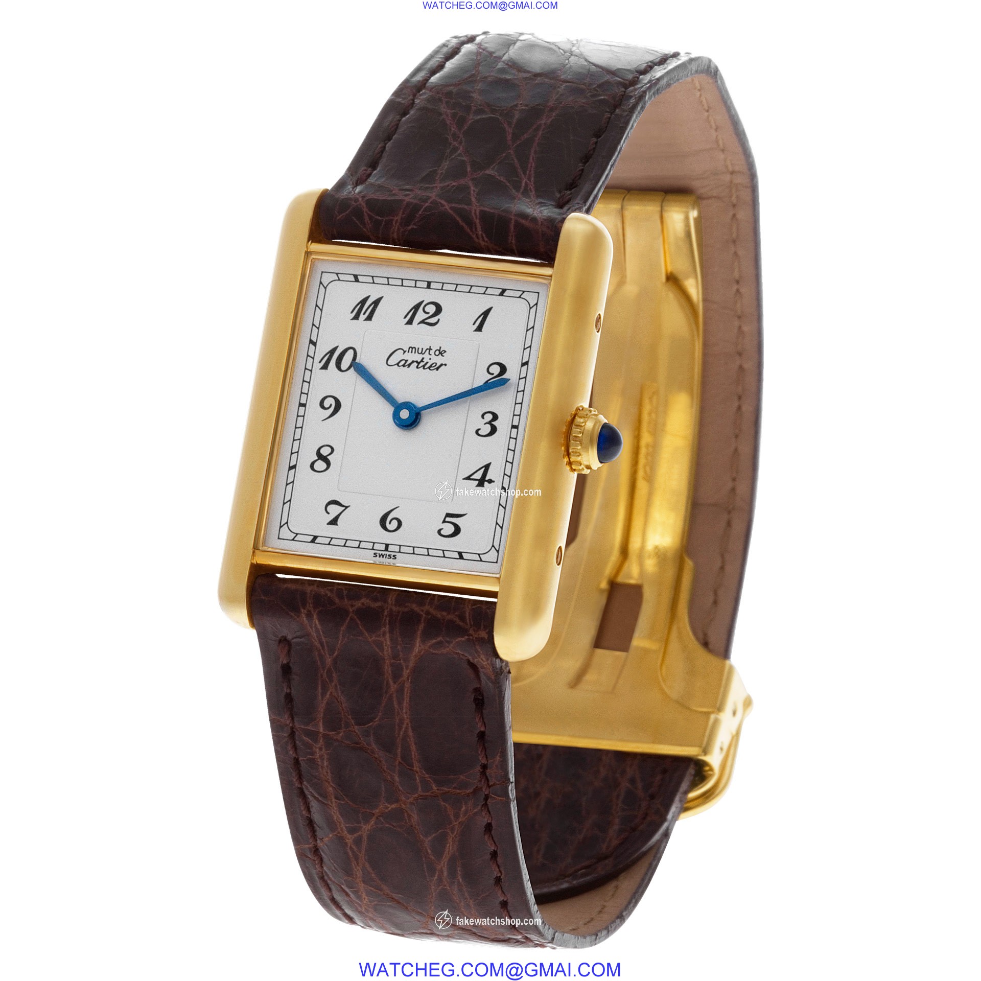 Cartier 590005 Tank Vermeil Quartz Female Vermeil 3