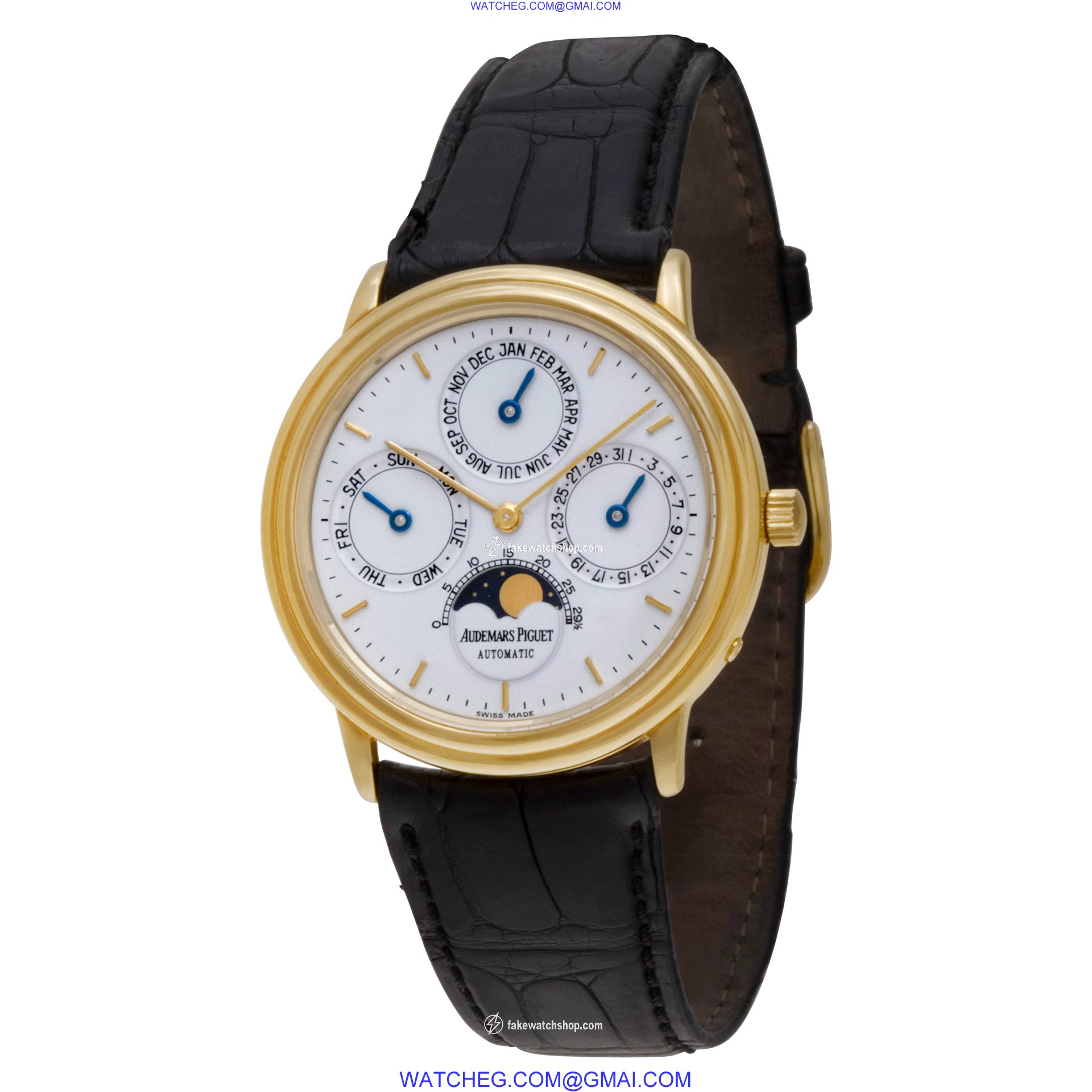 Audemars Piguet c15809 Perpetual Calendar Automatic Male 18k yellow gold 3