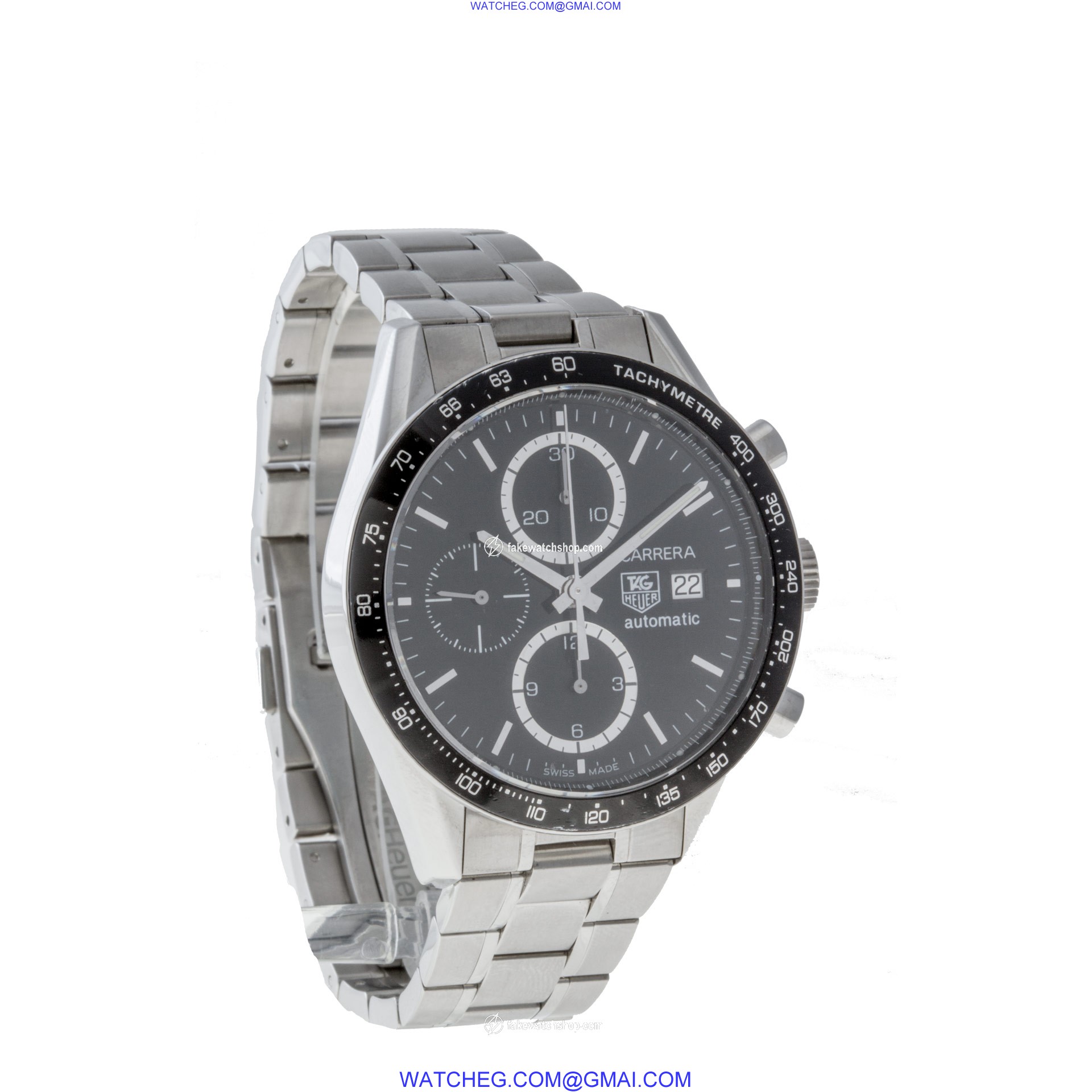 Tag Heuer cv2010-2 Carrera Automatic Male Stainless Steel 3