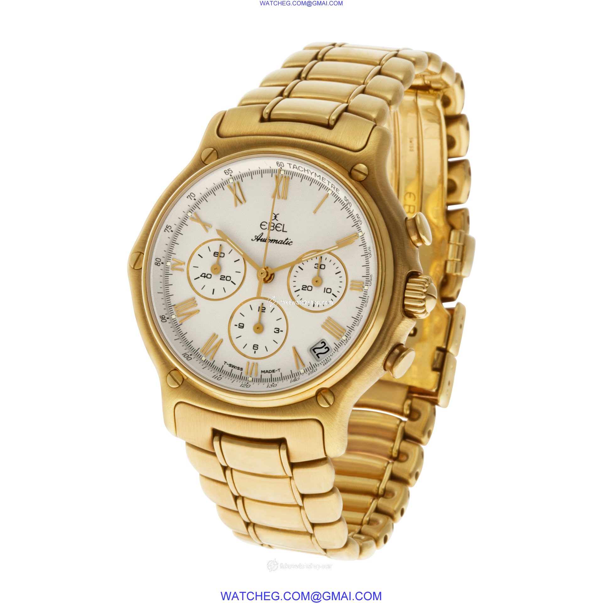 Ebel 8134801 Chronograph Automatic Male 18k yellow gold 3