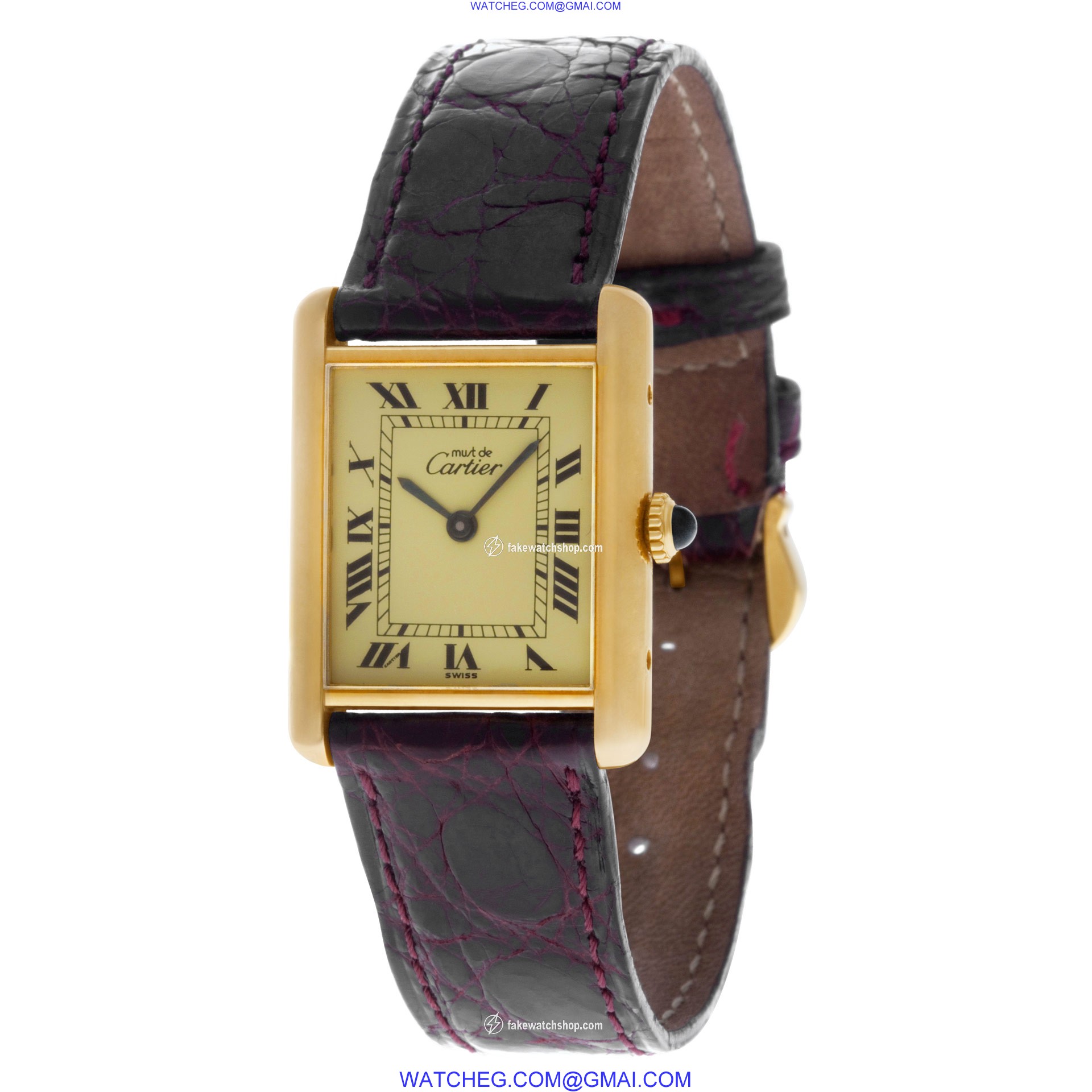 Cartier 60029 Tank Vermeil Manual Female Vermeil 3