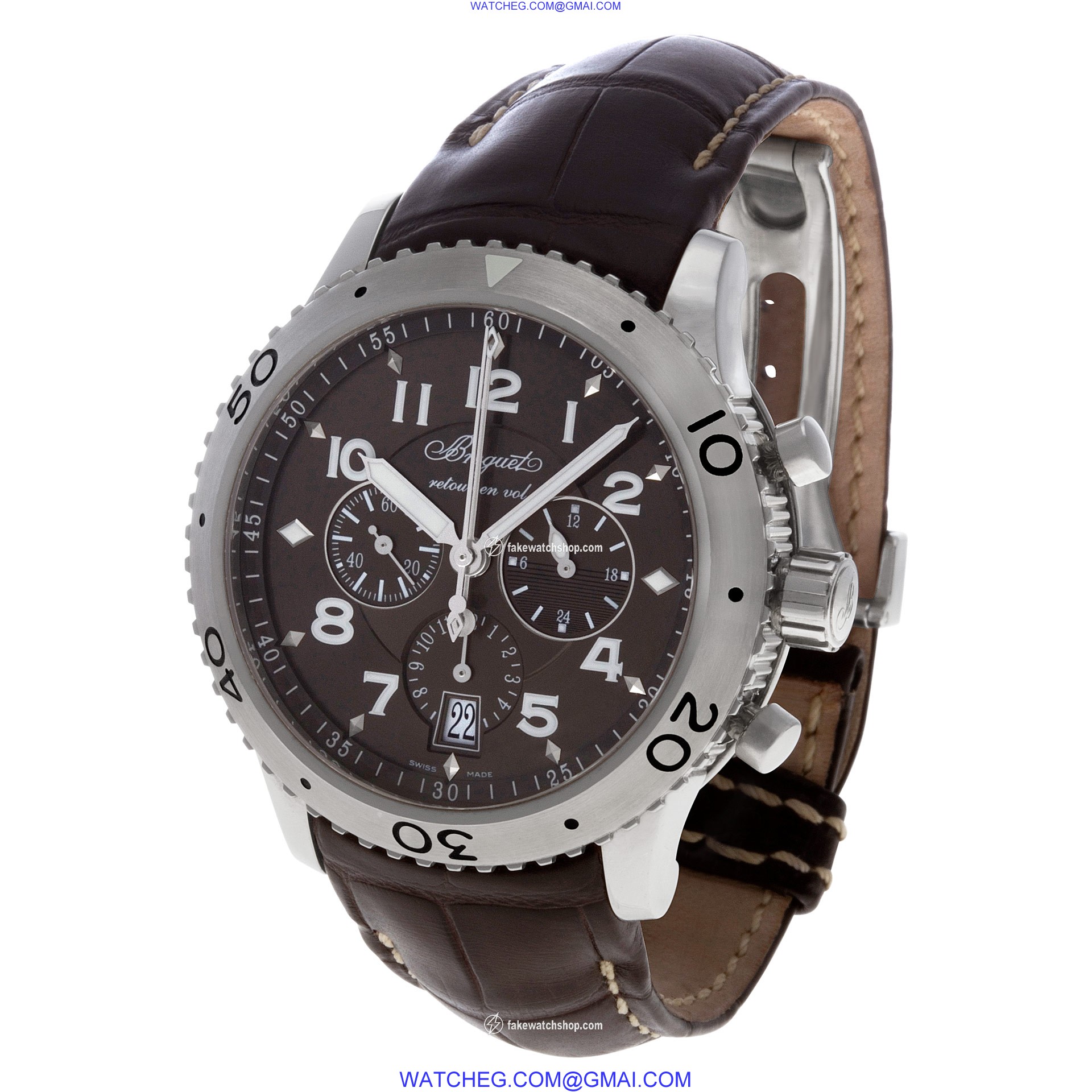 Breguet 3810ST/92/9ZU Type XXI Automatic Male Stainless Steel 3