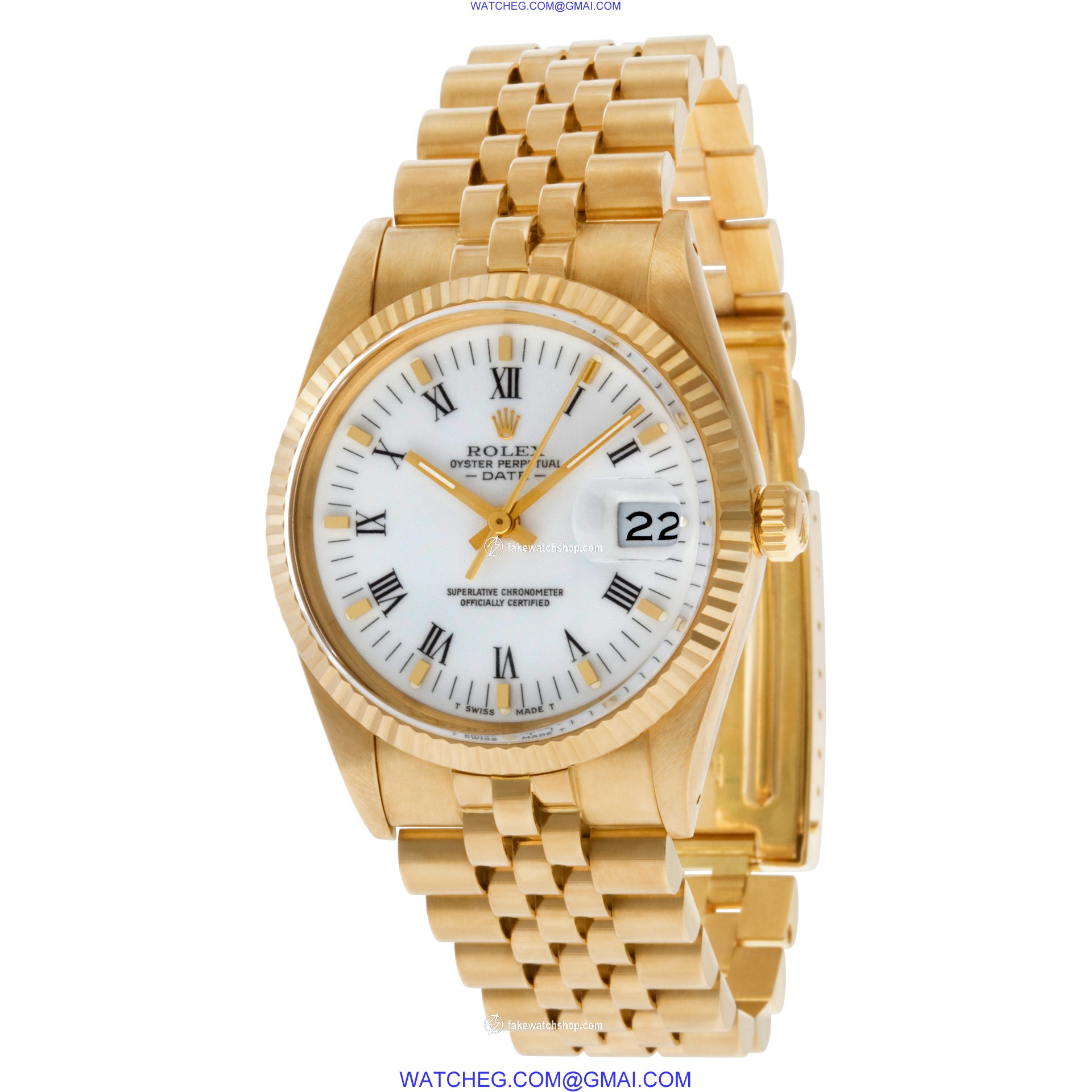 Rolex 15037 Date Automatic Male 14k yellow gold 3