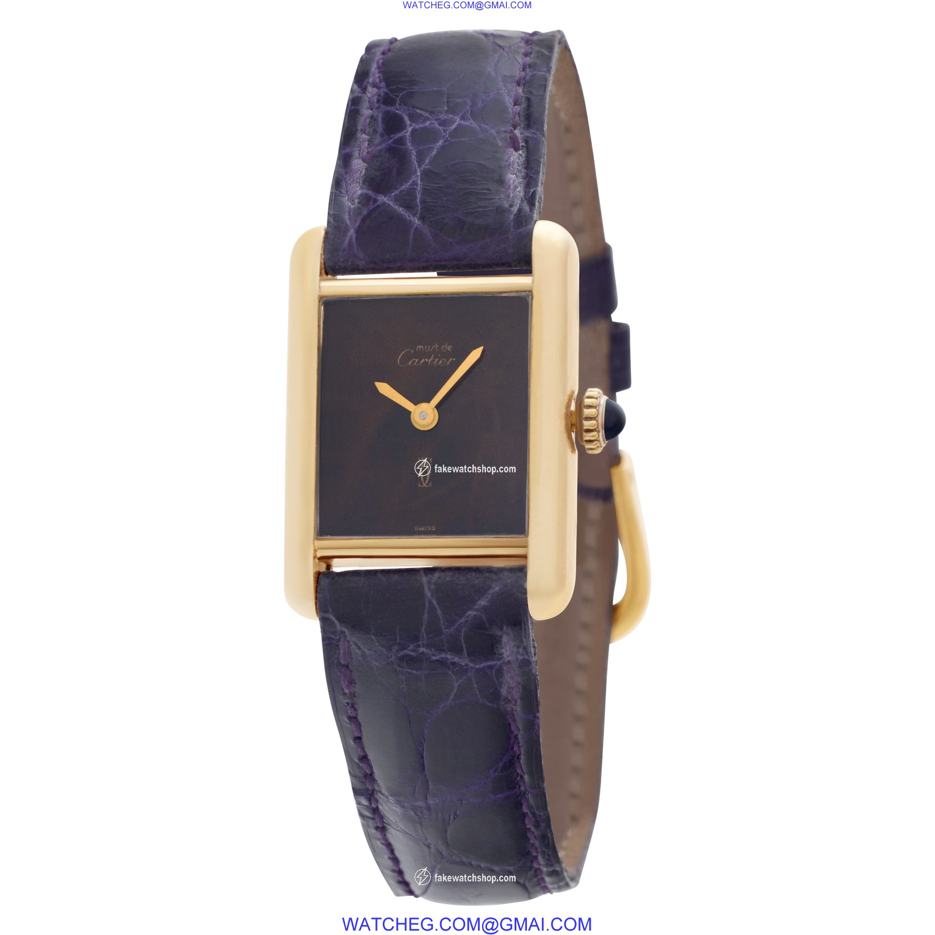 Cartier Cartier 1991 Tank Quartz Female Vermeil 3