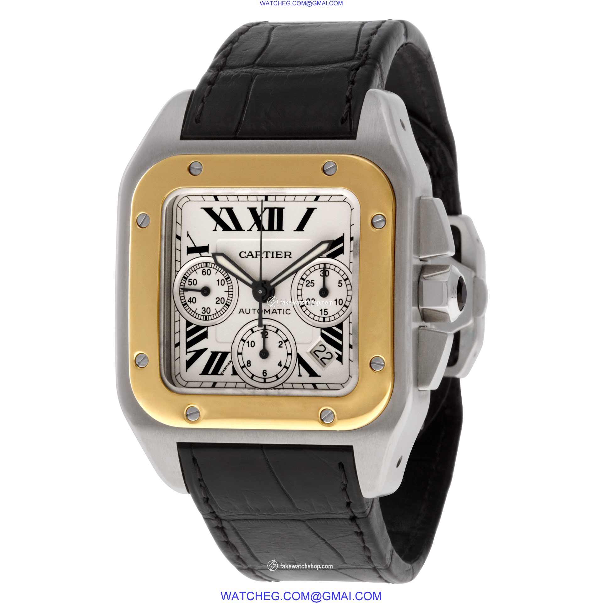 Cartier w20091x7 Santos 100 Automatic Male Stainless Steel 3