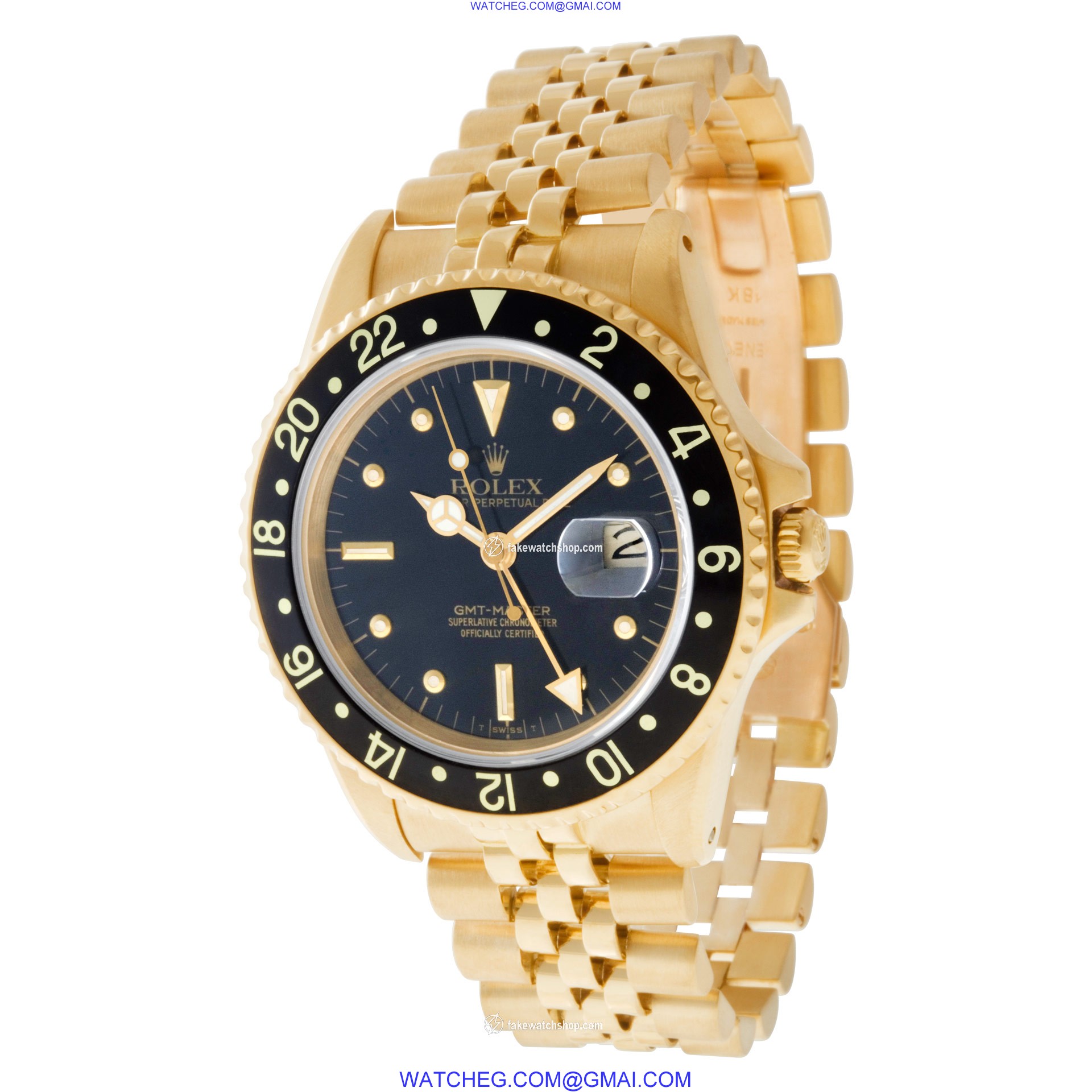 Rolex 16758 GMT-Master Automatic Male 18k yellow gold 3