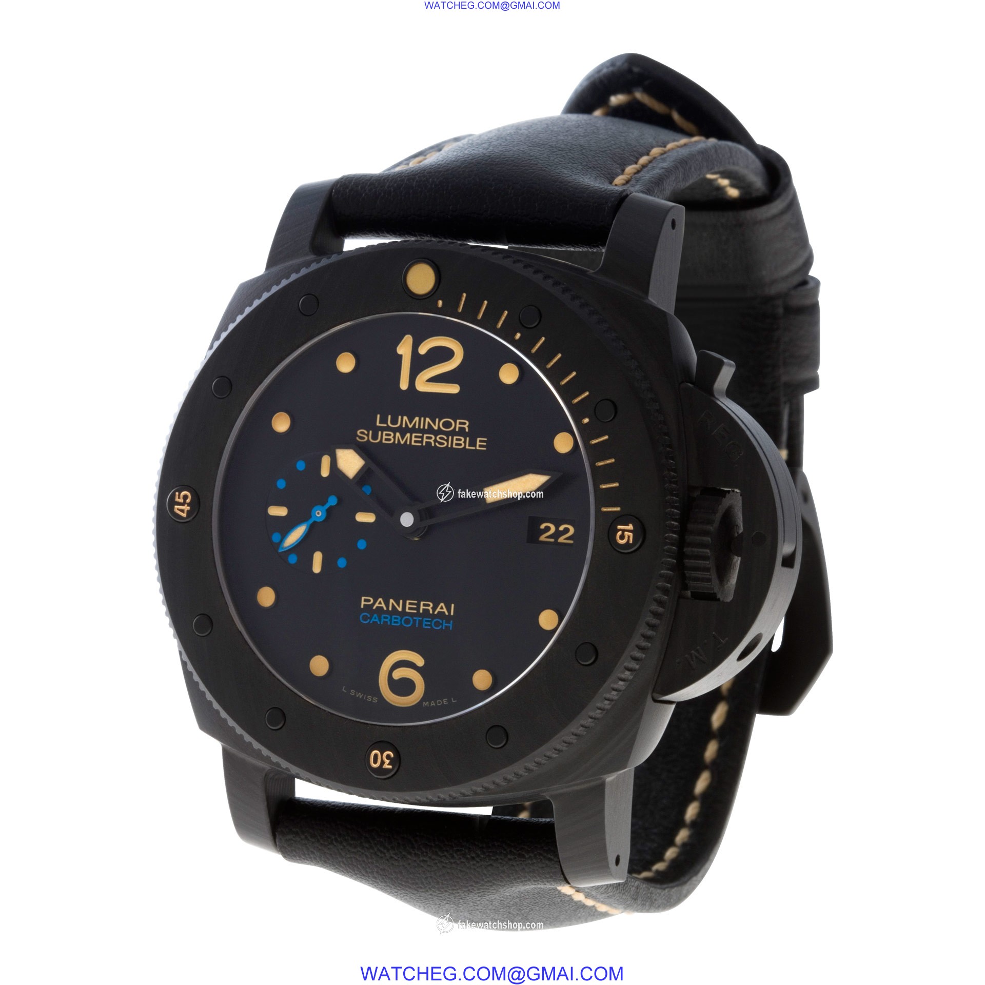 Panerai PAM00616 Submersible Automatic Male Carbon Fiber 3