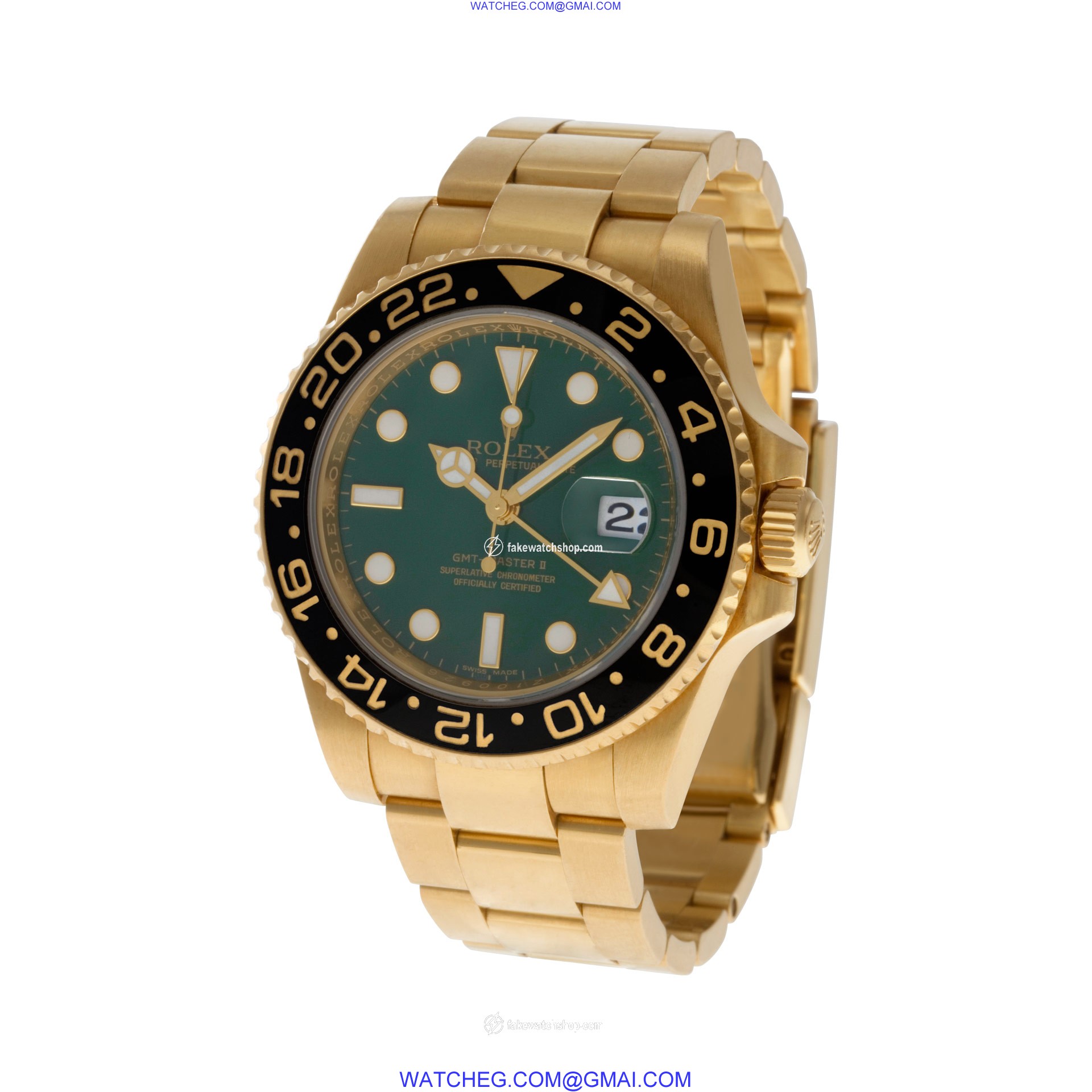 Rolex 116718 GMT-Master Automatic Male 18k yellow gold 3