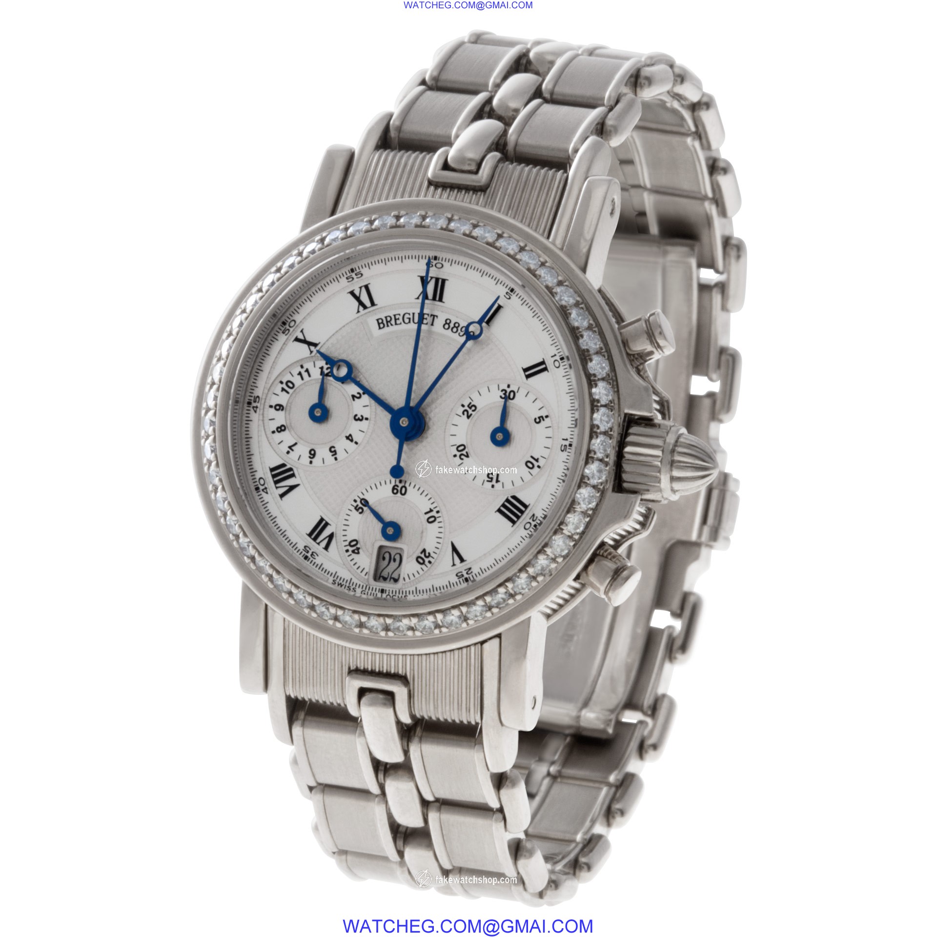 Breguet 0031536 Horloger de la Marine Automatic Female 18k White Gold 3