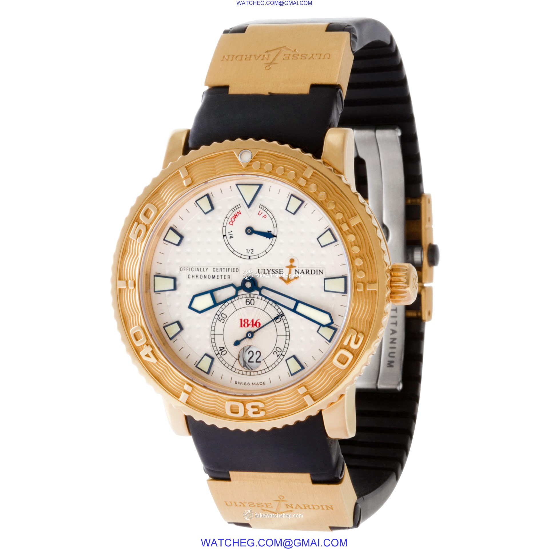 Ulysse Nardin 266-58-3 Maxi Marine Automatic Male 18k yellow gold 3