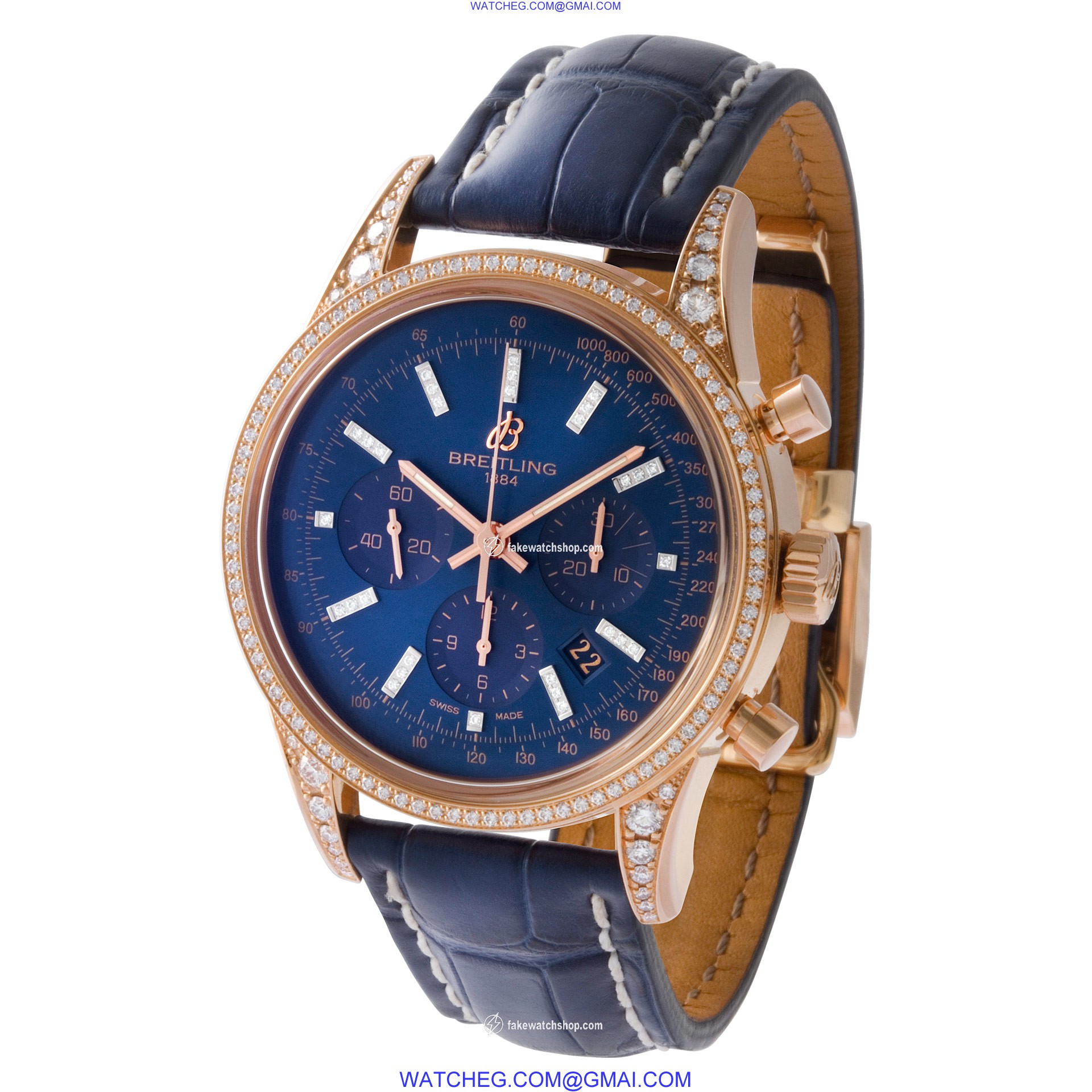Breitling rb015263/c861 Transocean Automatic Unisex 18k rose gold 3