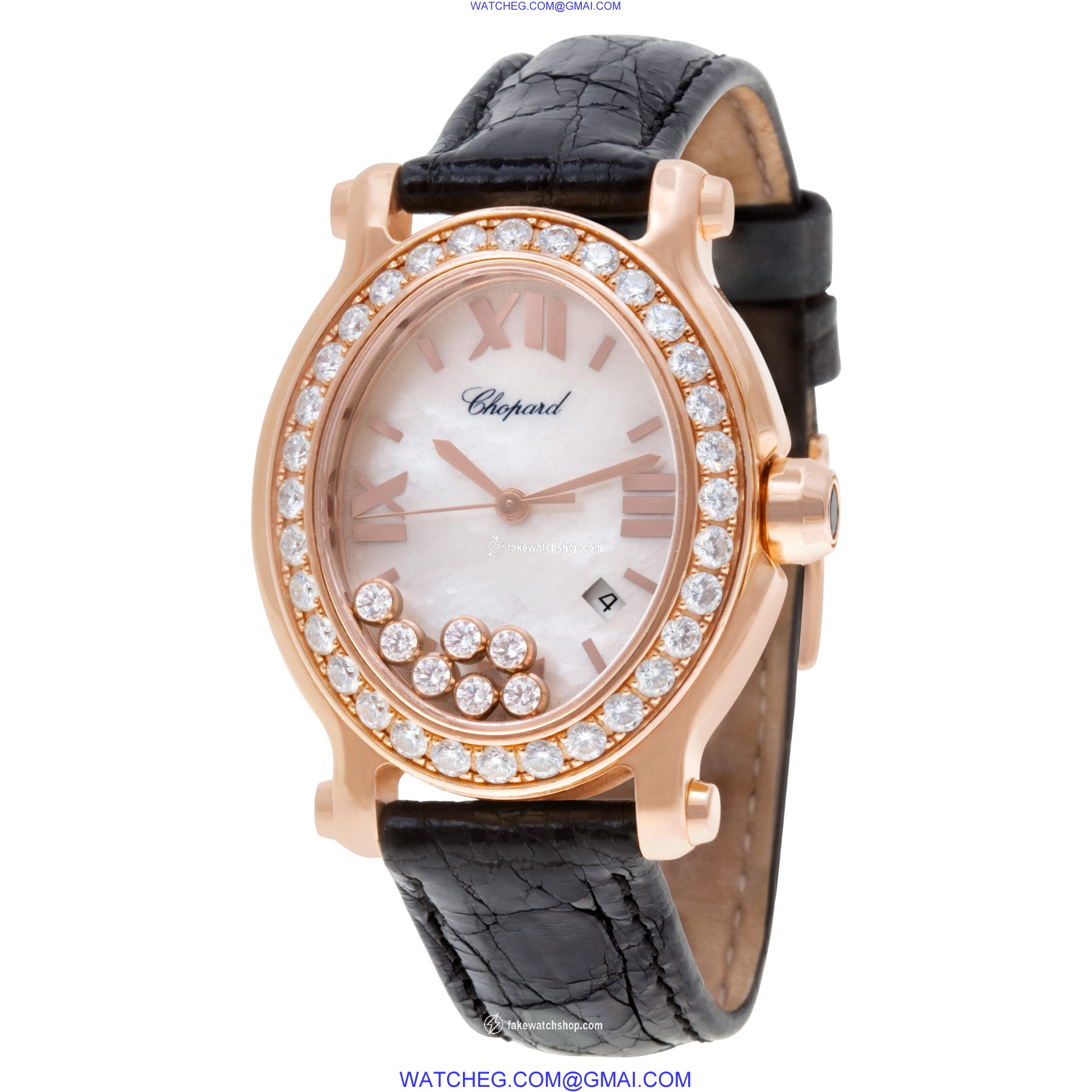 Chopard 275350 Happy Sport Quartz Female 18k rose gold 3