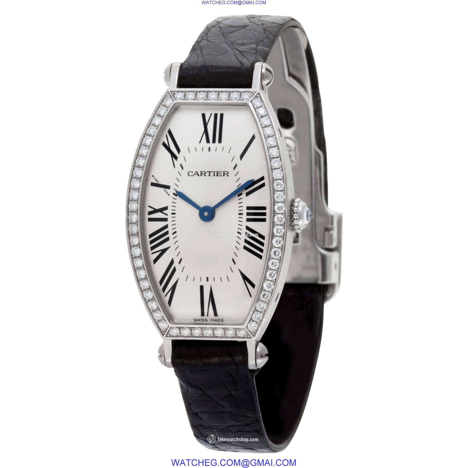 Cartier WE400131 2711 Tonneau Manual Female 18k White Gold 3