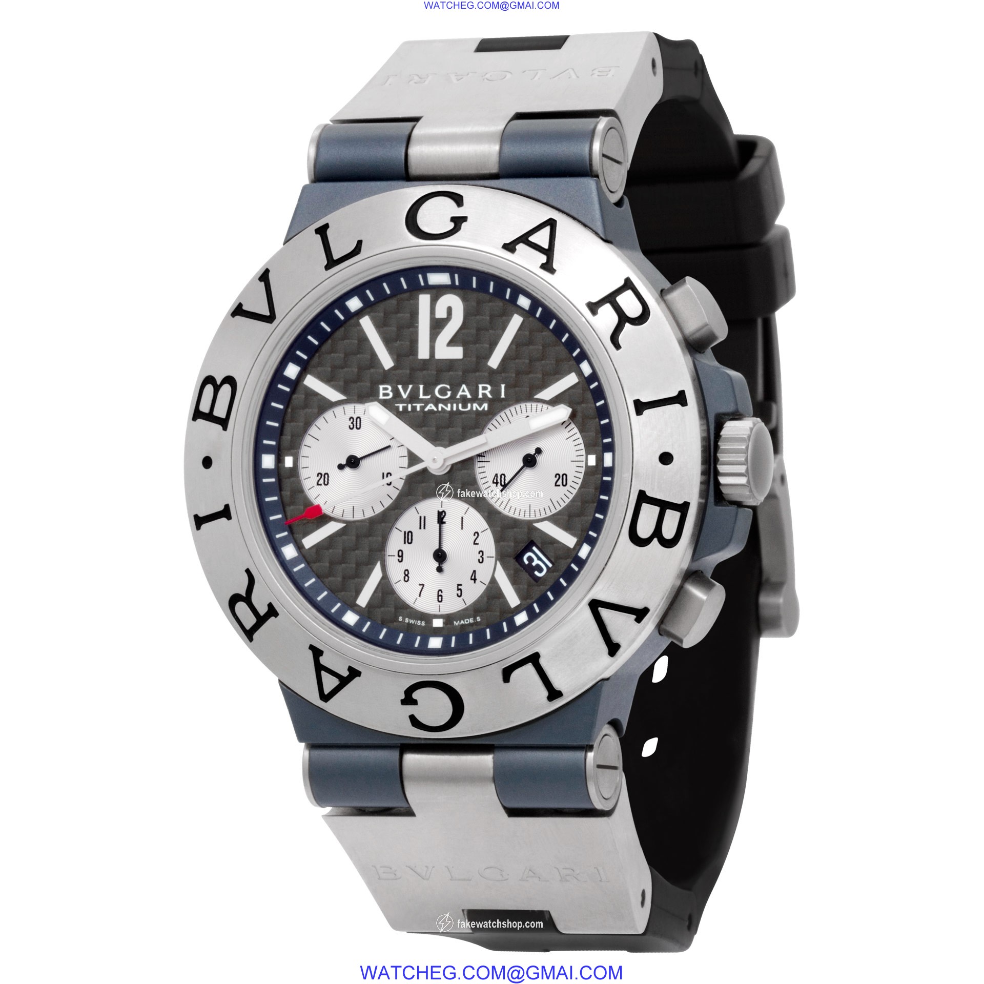 Bvlgari TI44BTAVTDCH/SLN Diagono Automatic Male Titanium 3