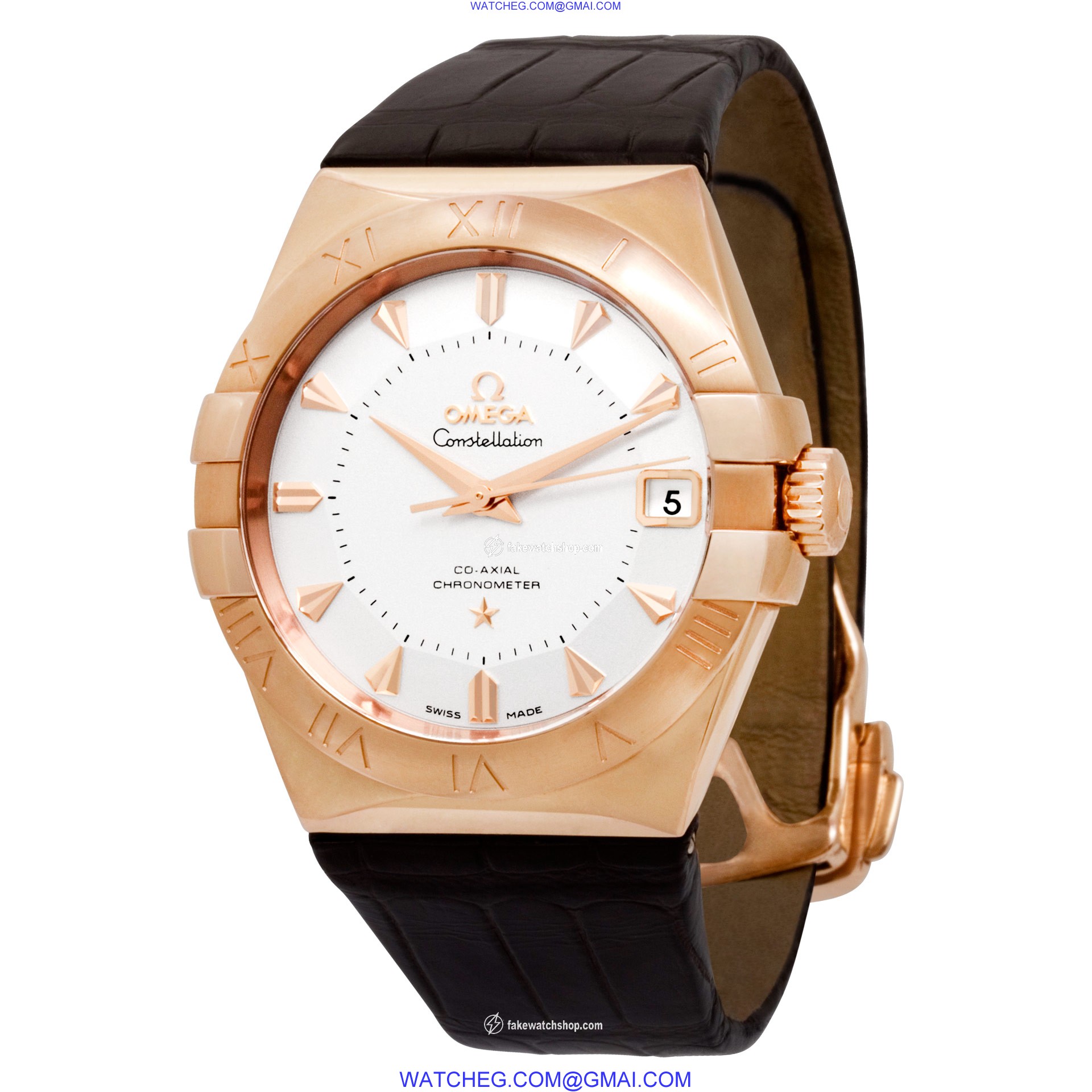 Omega 123.53.38.21.02.001 Constellation Automatic Male 18k rose gold 3