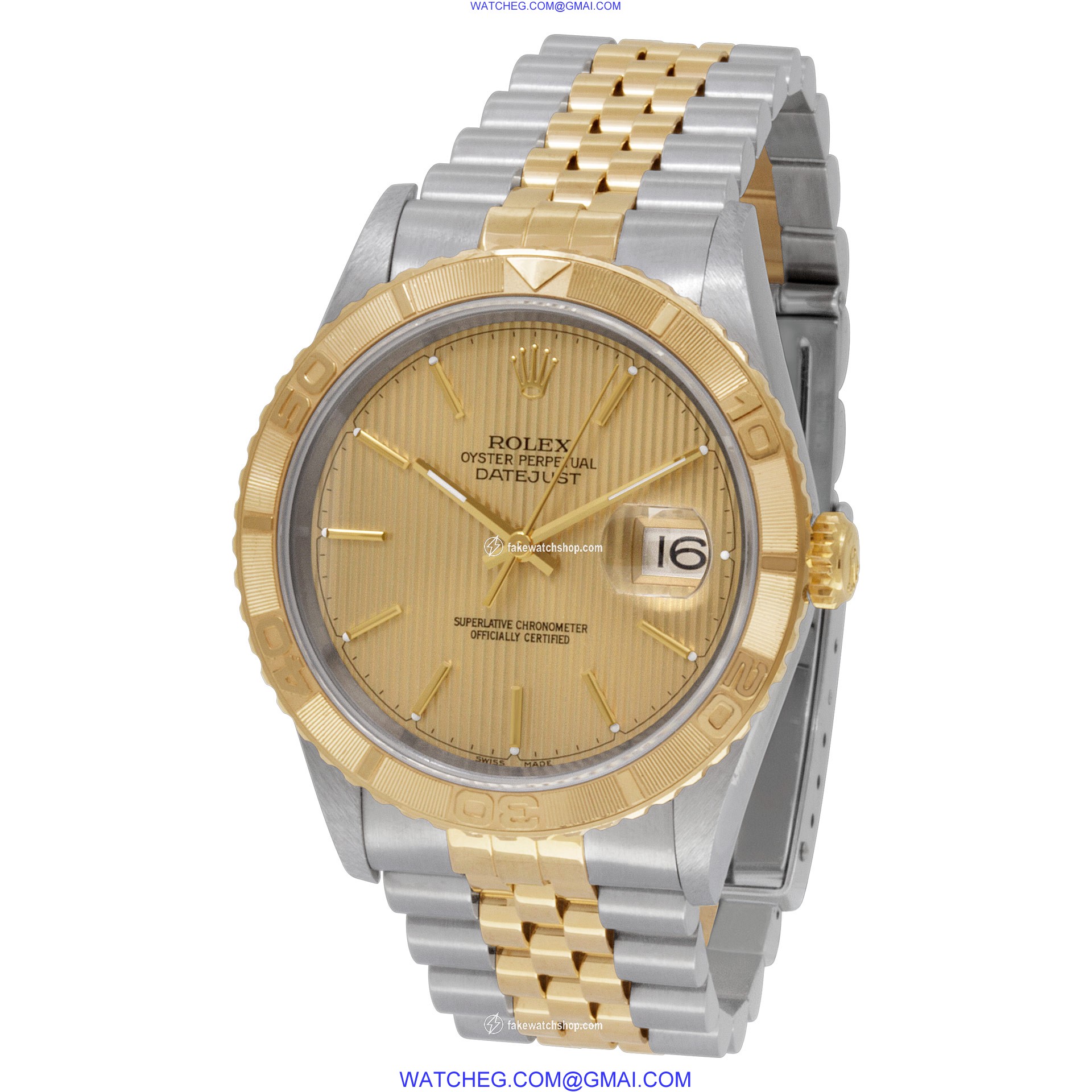 Rolex 16263 Datejust Automatic Unisex 18k gold & Stainless Steel 3