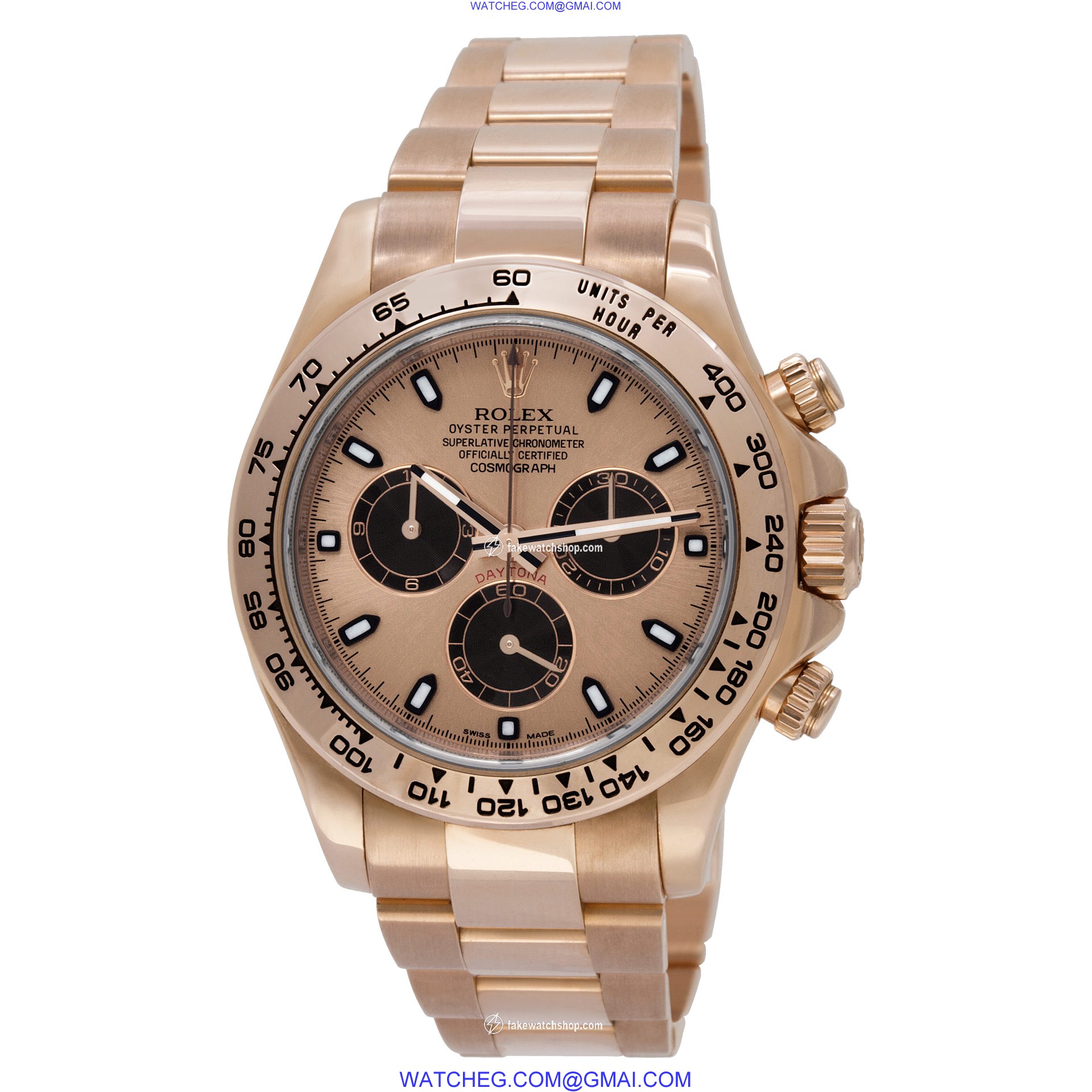 Rolex 116505 Daytona Automatic Unisex 18k rose gold 3