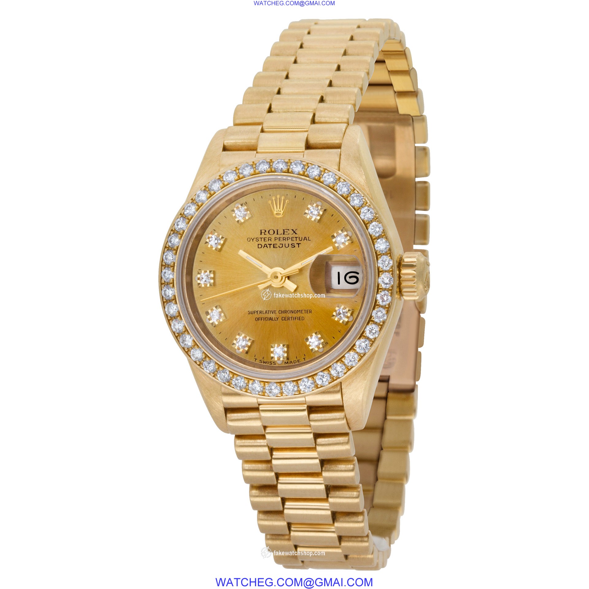 Rolex 69178 Datejust Automatic Female 18k yellow gold 3