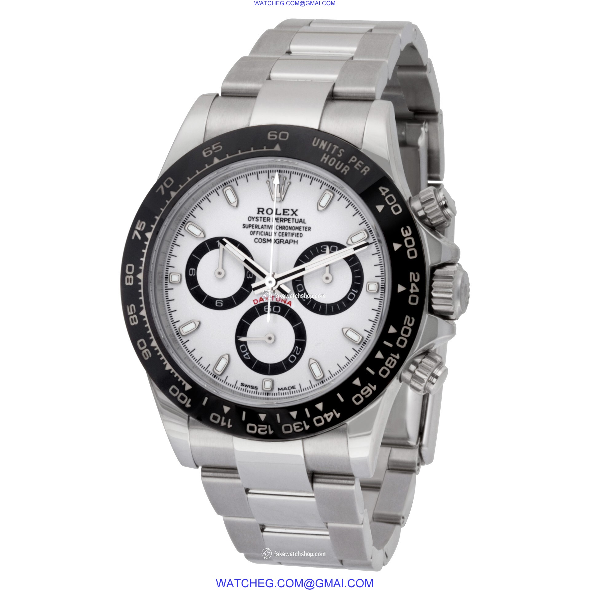 Rolex 116500W Daytona Automatic Unisex Stainless Steel 3