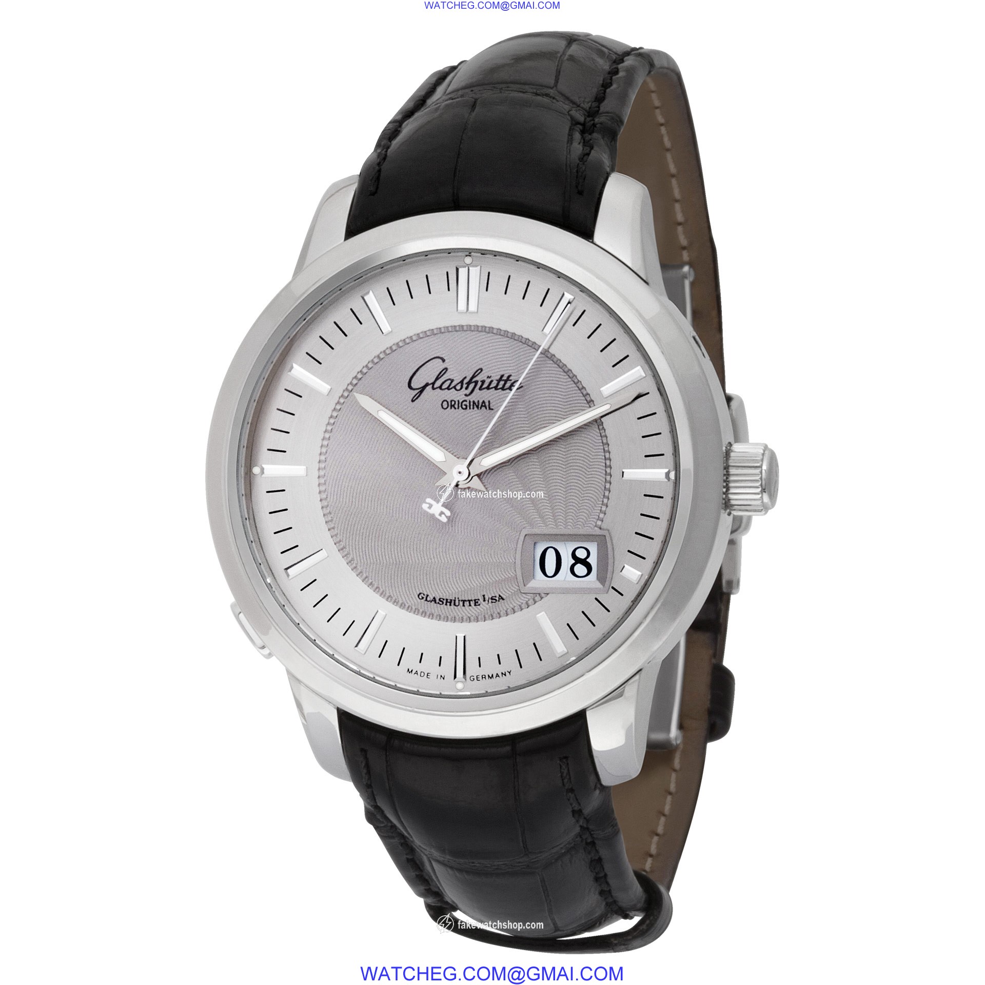 Glashutte 100-03-03-02-04 Senator Data Panoramica Automatic Male Stainless Steel 3