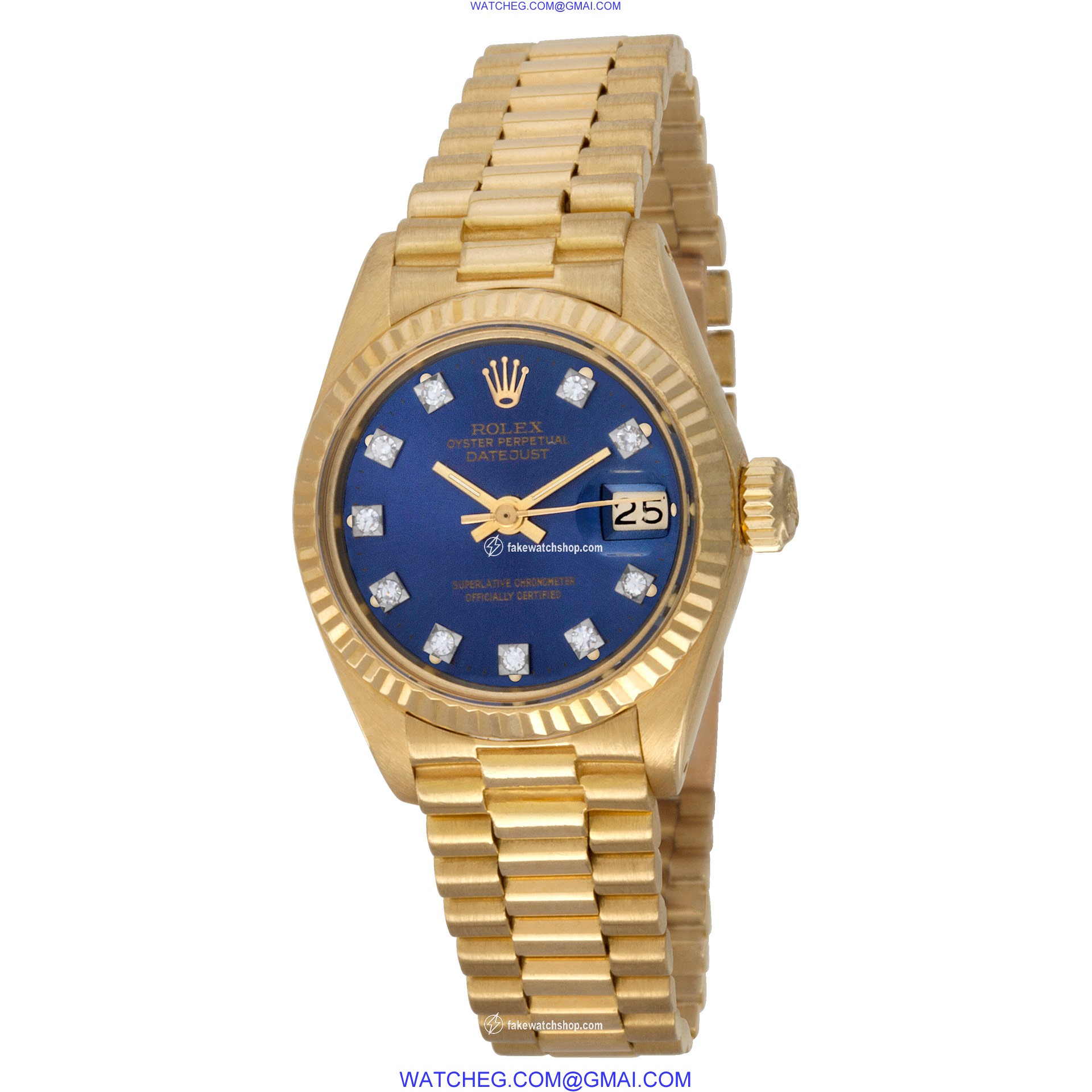 Rolex 6917 Datejust Automatic Female 18k Yellow Gold 3